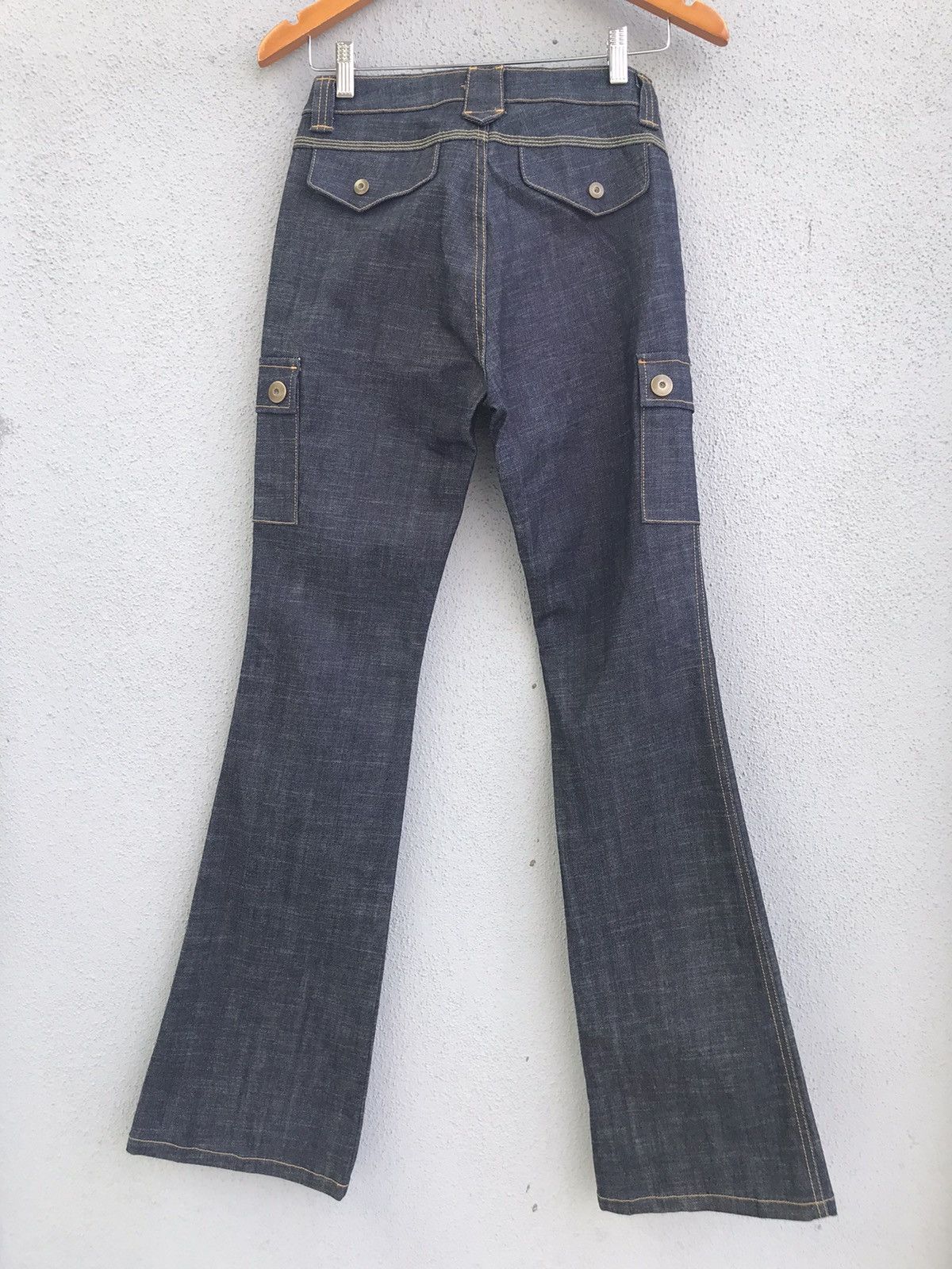 Japanese Brand ET BOITE JAPAN MADE Flag Pocket Flare Jeans Size US 28 / EU 44 - 2 Thumbnail