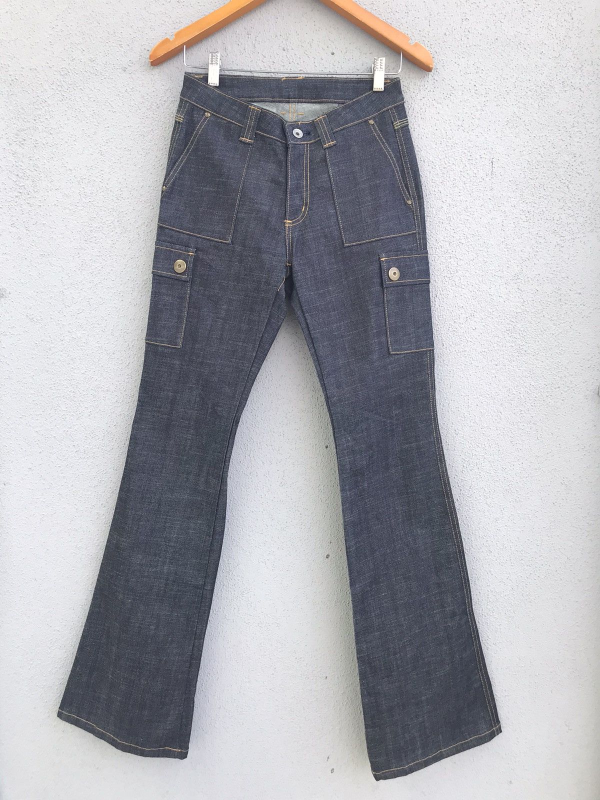 Japanese Brand ET BOITE JAPAN MADE Flag Pocket Flare Jeans Size US 28 / EU 44 - 1 Thumbnail
