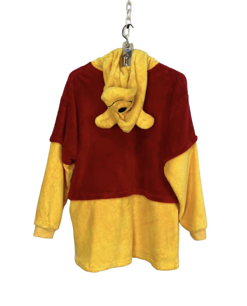 Cartoon Network × Disney 🔥UNISEX🔥Pooh velvet button up hoodie by Disney Size US M / EU 48-50 / 2 - 2 Thumbnail