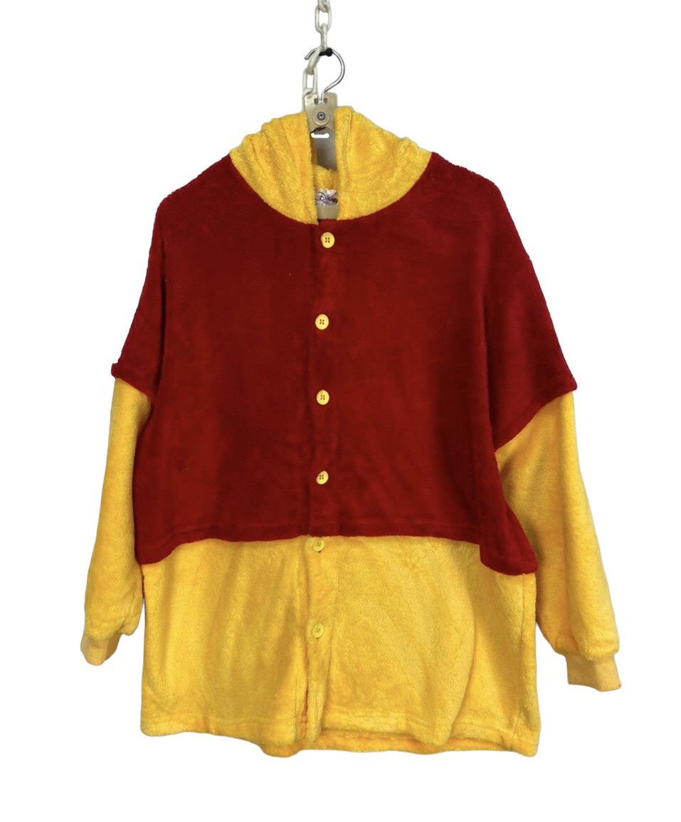 Cartoon Network × Disney 🔥UNISEX🔥Pooh velvet button up hoodie by Disney Size US M / EU 48-50 / 2 - 1 Thumbnail