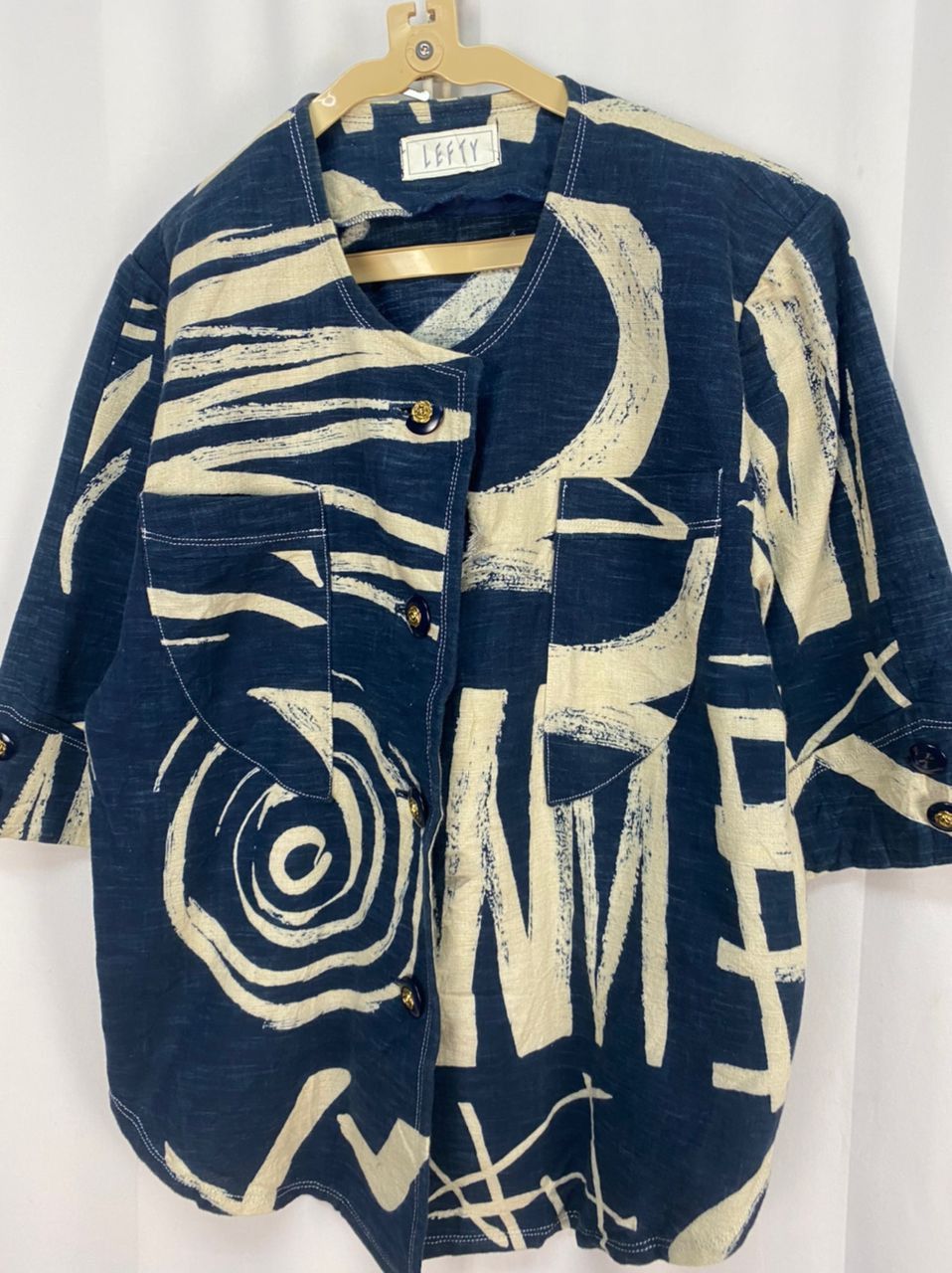 Japanese Brand Lefty button up distressed jacket Size M / US 6-8 / IT 42-44 - 6 Thumbnail
