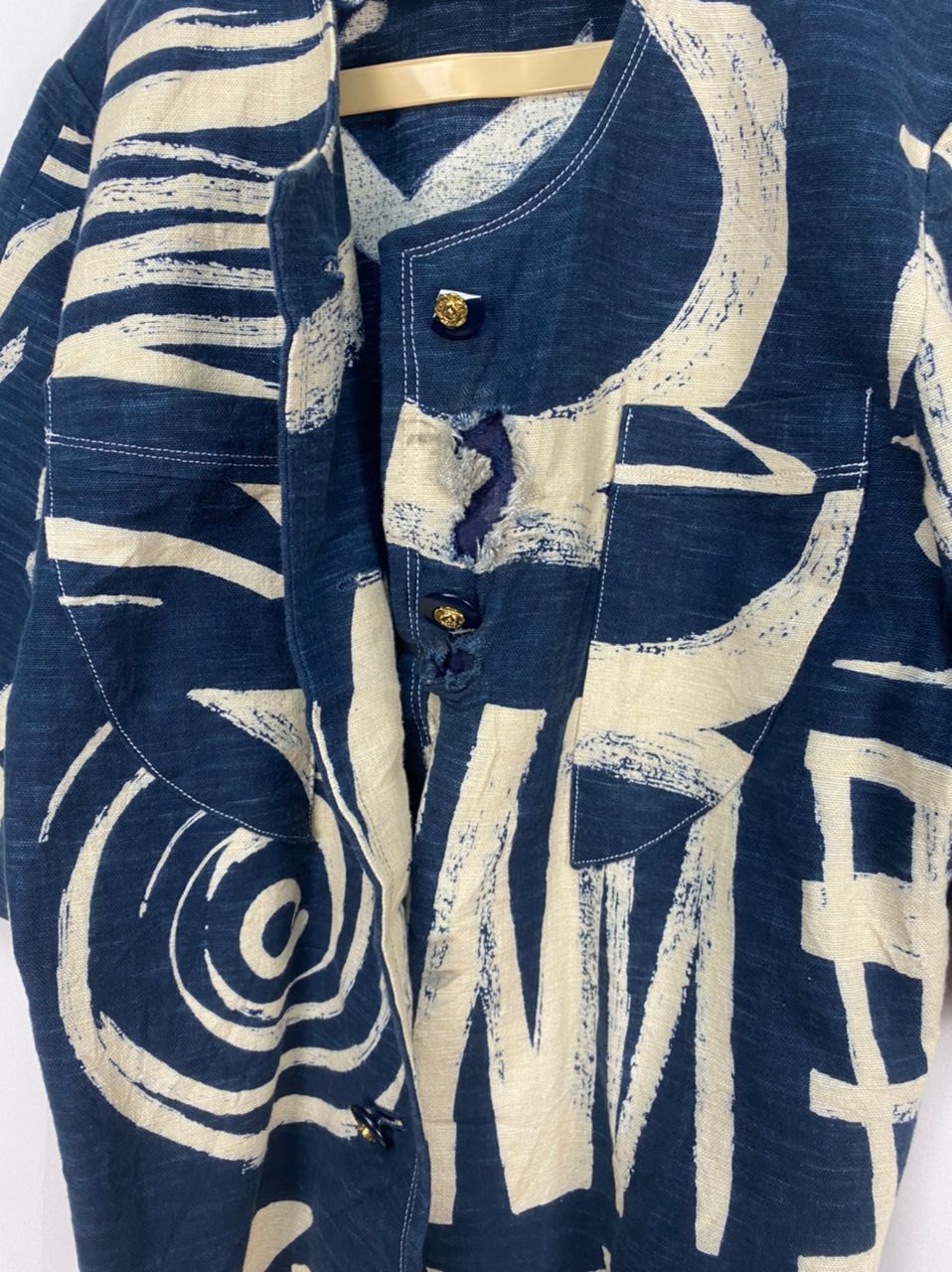 Japanese Brand Lefty button up distressed jacket Size M / US 6-8 / IT 42-44 - 8 Thumbnail