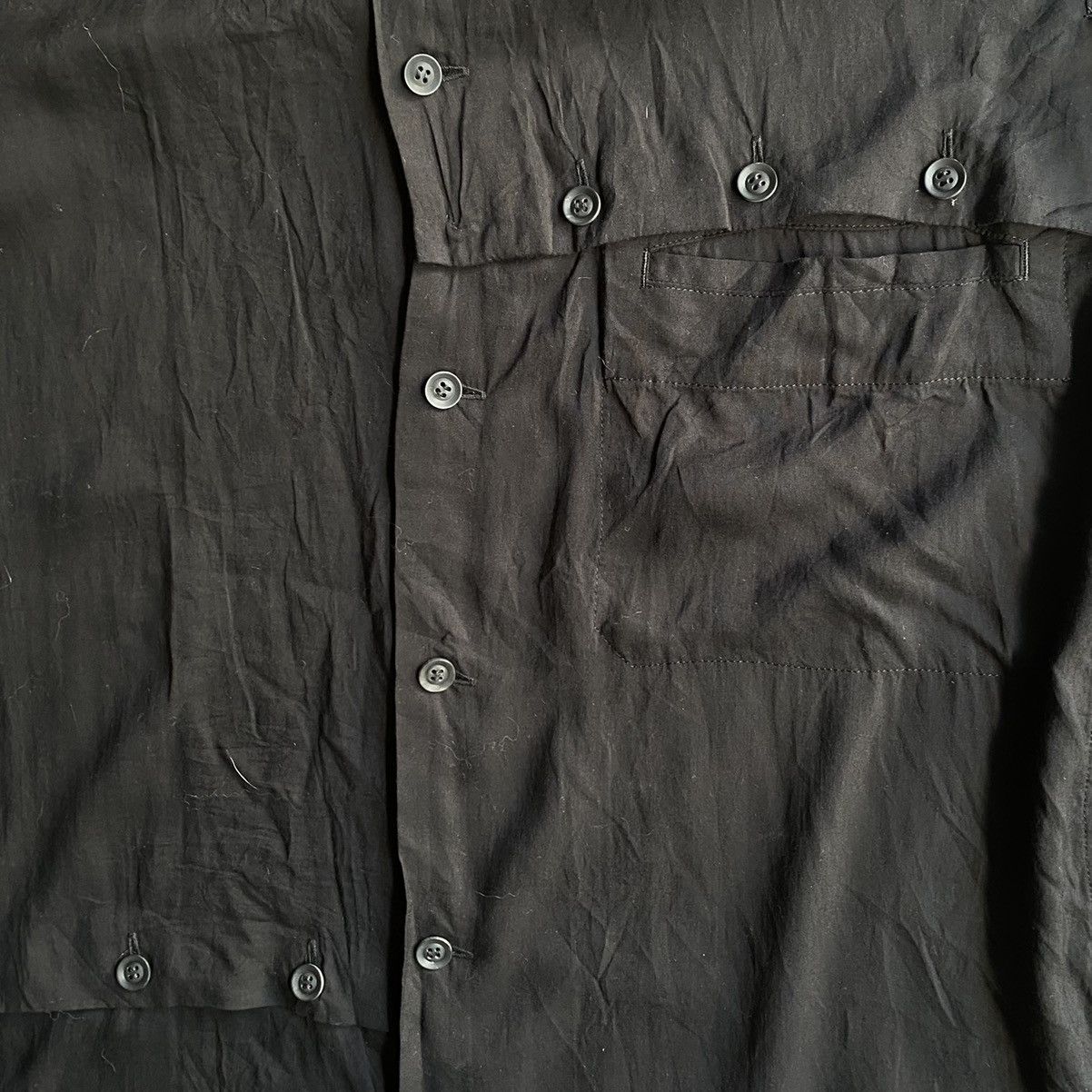 Yohji Yamamoto SS21 tencel Buttons Shirt Size US M / EU 48-50 / 2 - 7 Thumbnail