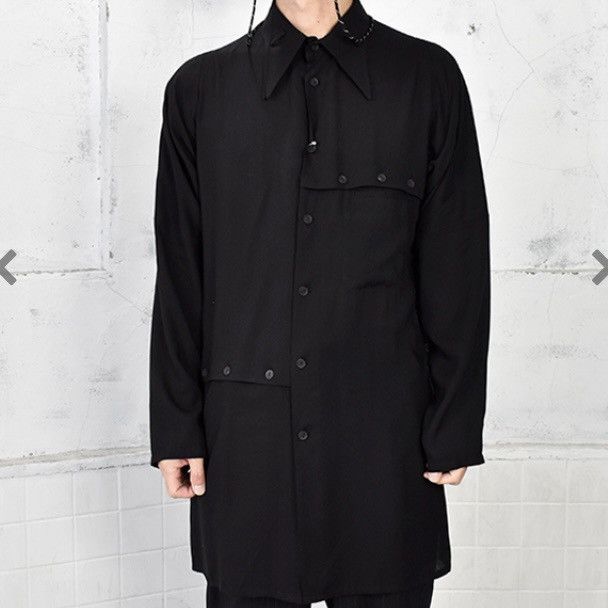 Yohji Yamamoto SS21 tencel Buttons Shirt Size US M / EU 48-50 / 2 - 1 Thumbnail