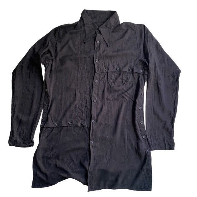 Yohji Yamamoto SS21 tencel Buttons Shirt Size US M / EU 48-50 / 2 - 3 Thumbnail