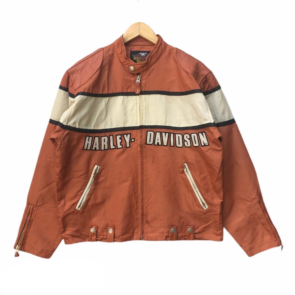VINTAGE HARLEY DAVIDSON ZIPPER JACKET BIKERS
