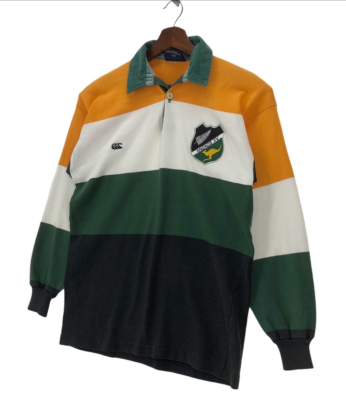 All Blacks × Canterbury of New Zealand Vintage 1989 Anzacs XV Wallabies & All Blacks Size US M / EU 48-50 / 2 - 2 Thumbnail
