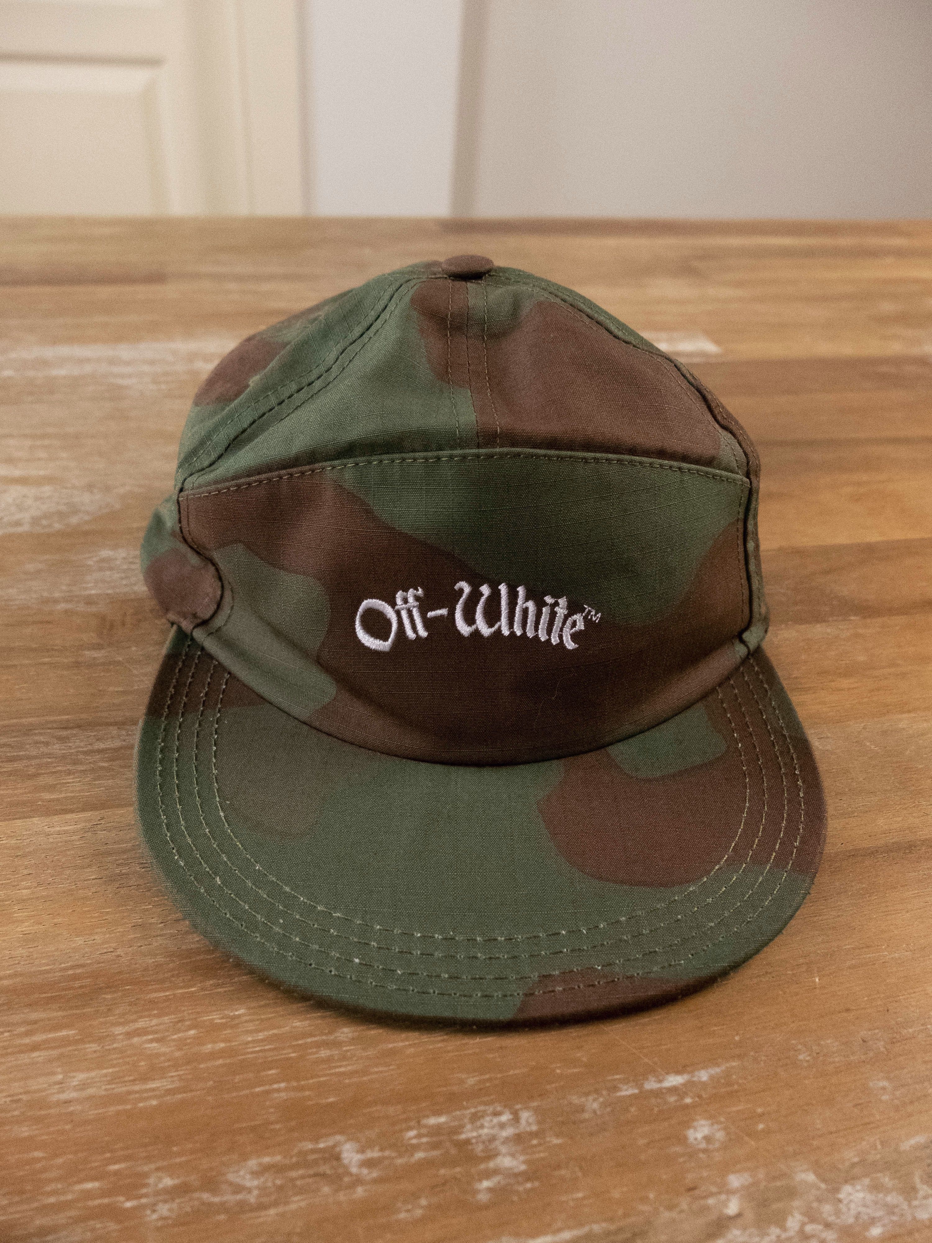 Off-White OFF-WHITE embriodered camouflage camo baseball cap hat Size ONE SIZE - 2 Thumbnail