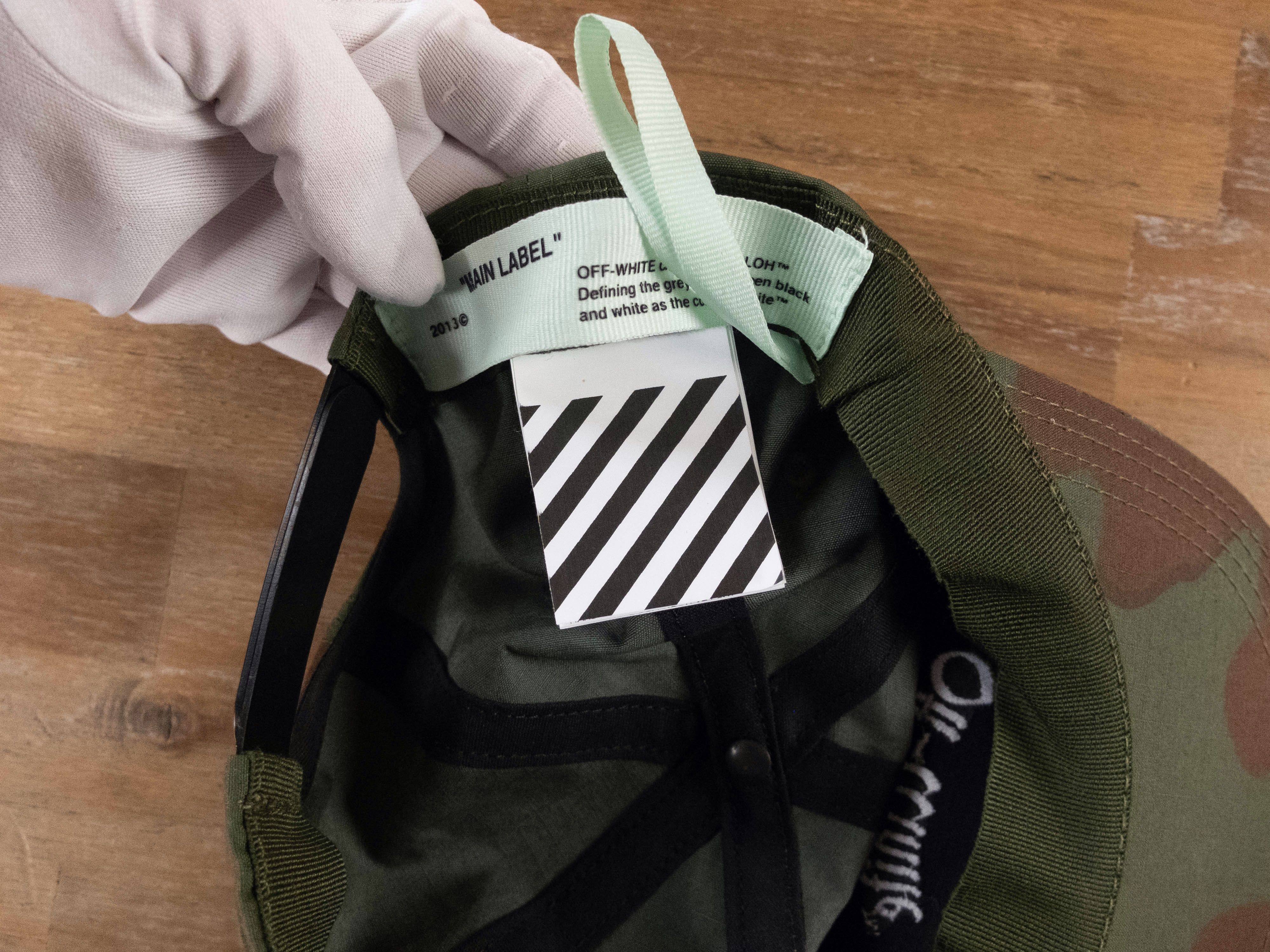 Off-White OFF-WHITE embriodered camouflage camo baseball cap hat Size ONE SIZE - 6 Thumbnail