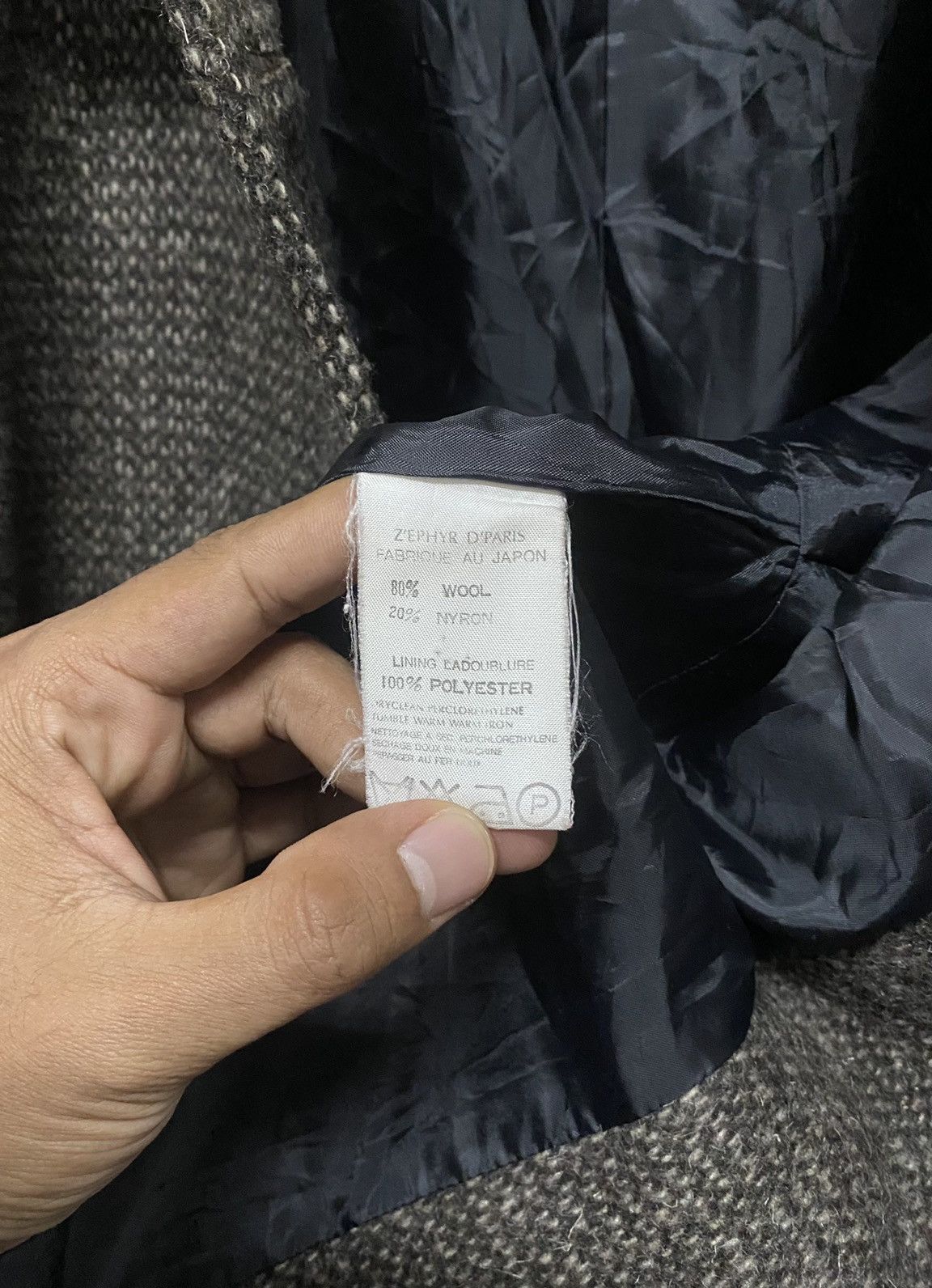 Japanese Brand × Zephyr Japan Z’EPHYR D’PPARIS Wool Jacket Size M / US 6-8 / IT 42-44 - 6 Thumbnail