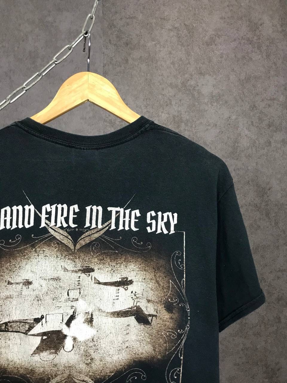 Band Tees × Vintage Heaven Shall Burn Smoke On The Water vintage overprinted Size US M / EU 48-50 / 2 - 5 Thumbnail