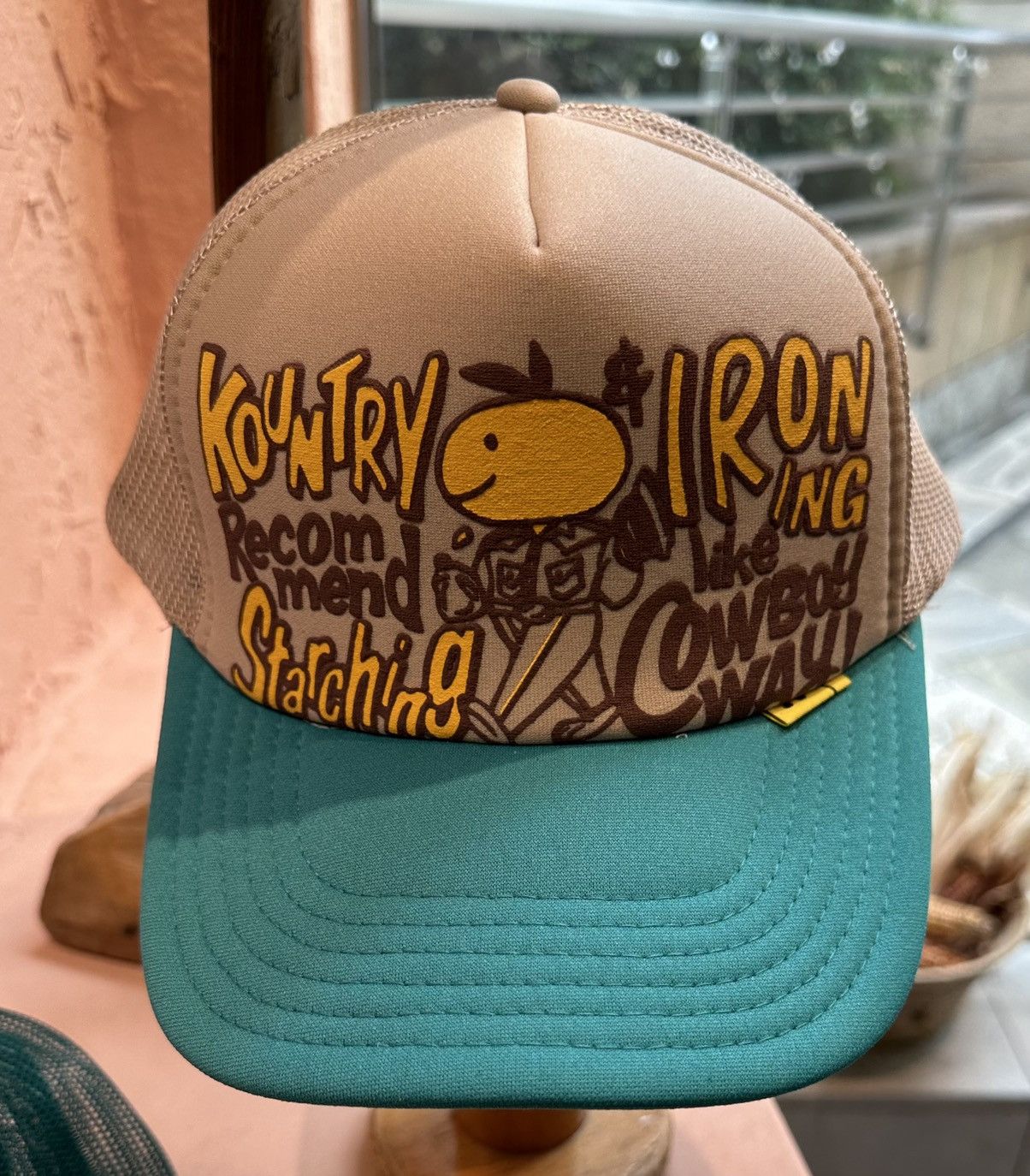帽子 KAPITAL KOUNTRY TRUCKER HAT Kapital Kapital Kountry 777 Duck Casino Slot Machine Trucker