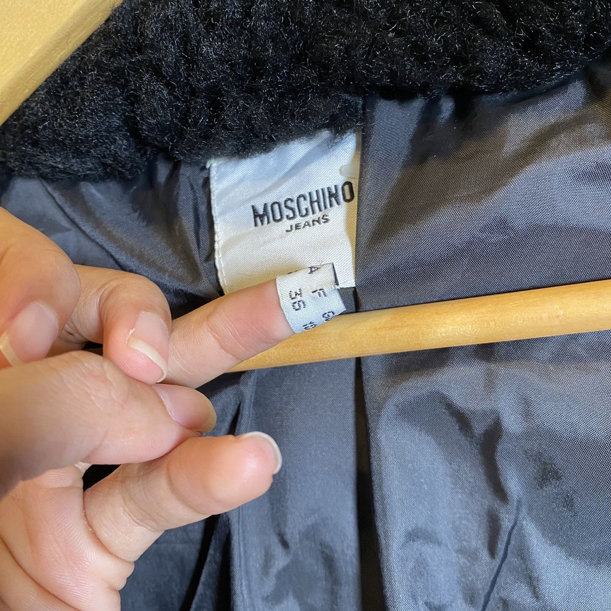 Moschino 90s Moschino Jeans Vintage Fur Puffer Size S / US 4 / IT 40 - 13 Thumbnail