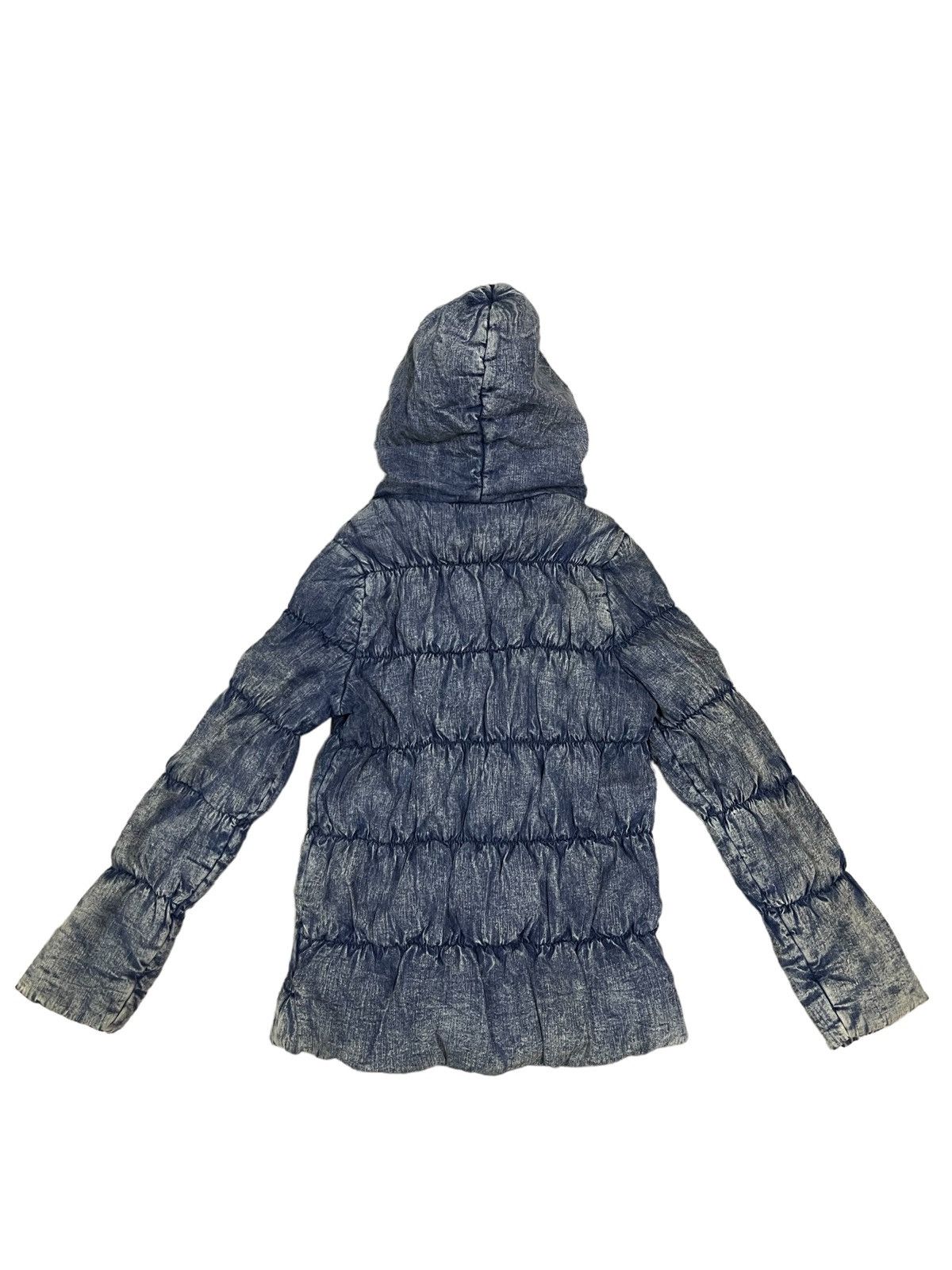 Japanese Brand 🔥Rare🔥 Japanese Denim Style Hooded Puffer Kanye West Size US M / EU 48-50 / 2 - 4 Thumbnail