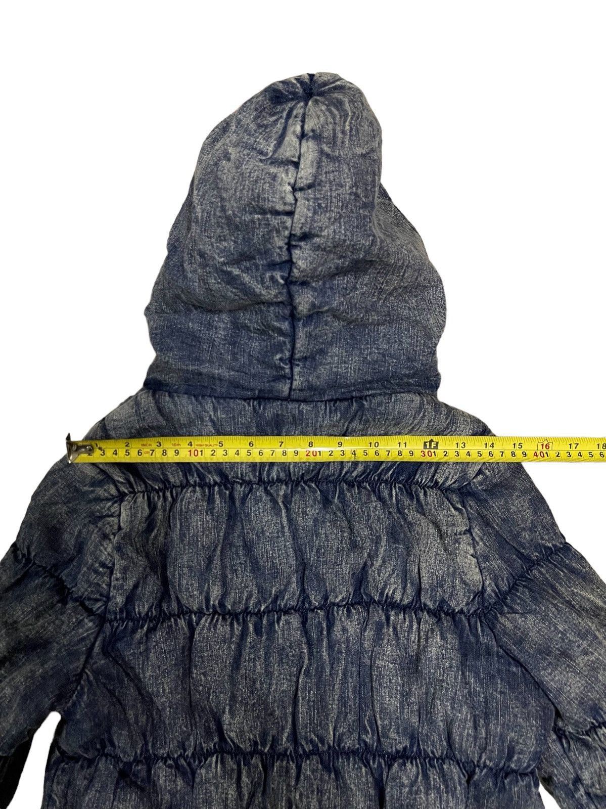 Japanese Brand 🔥Rare🔥 Japanese Denim Style Hooded Puffer Kanye West Size US M / EU 48-50 / 2 - 15 Thumbnail