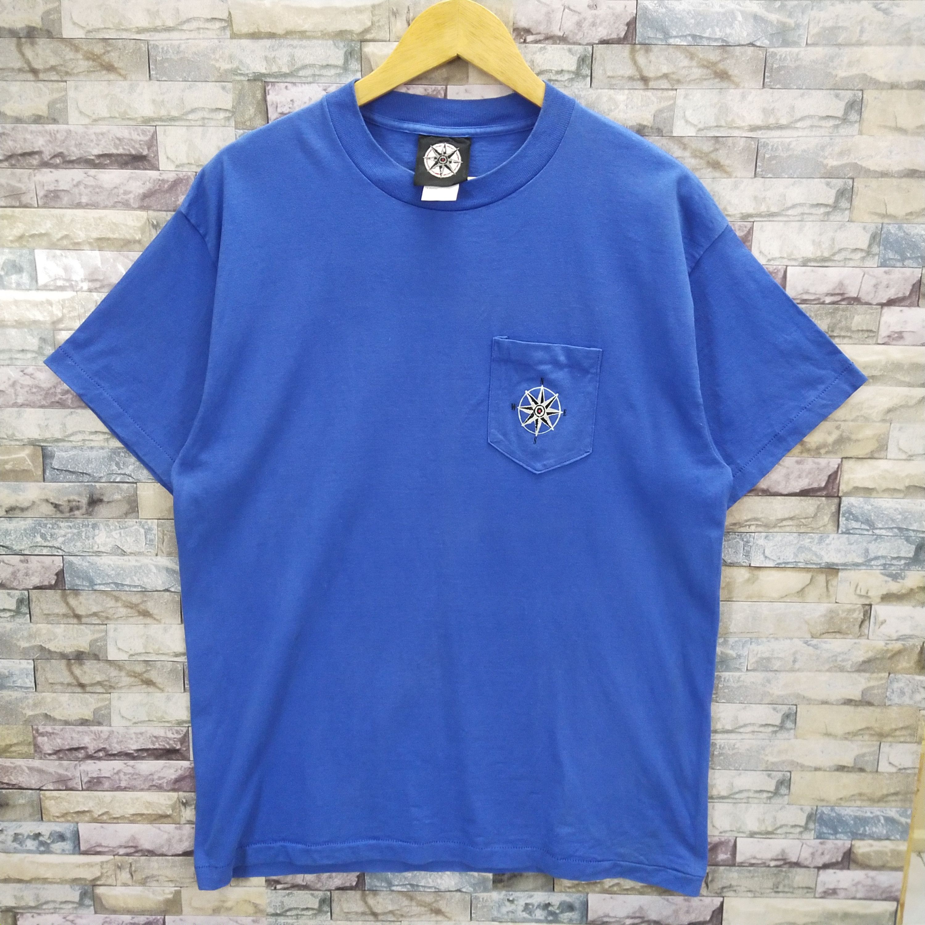 Vintage 90s Ski Photo Tee Make The Run Pocket Tee