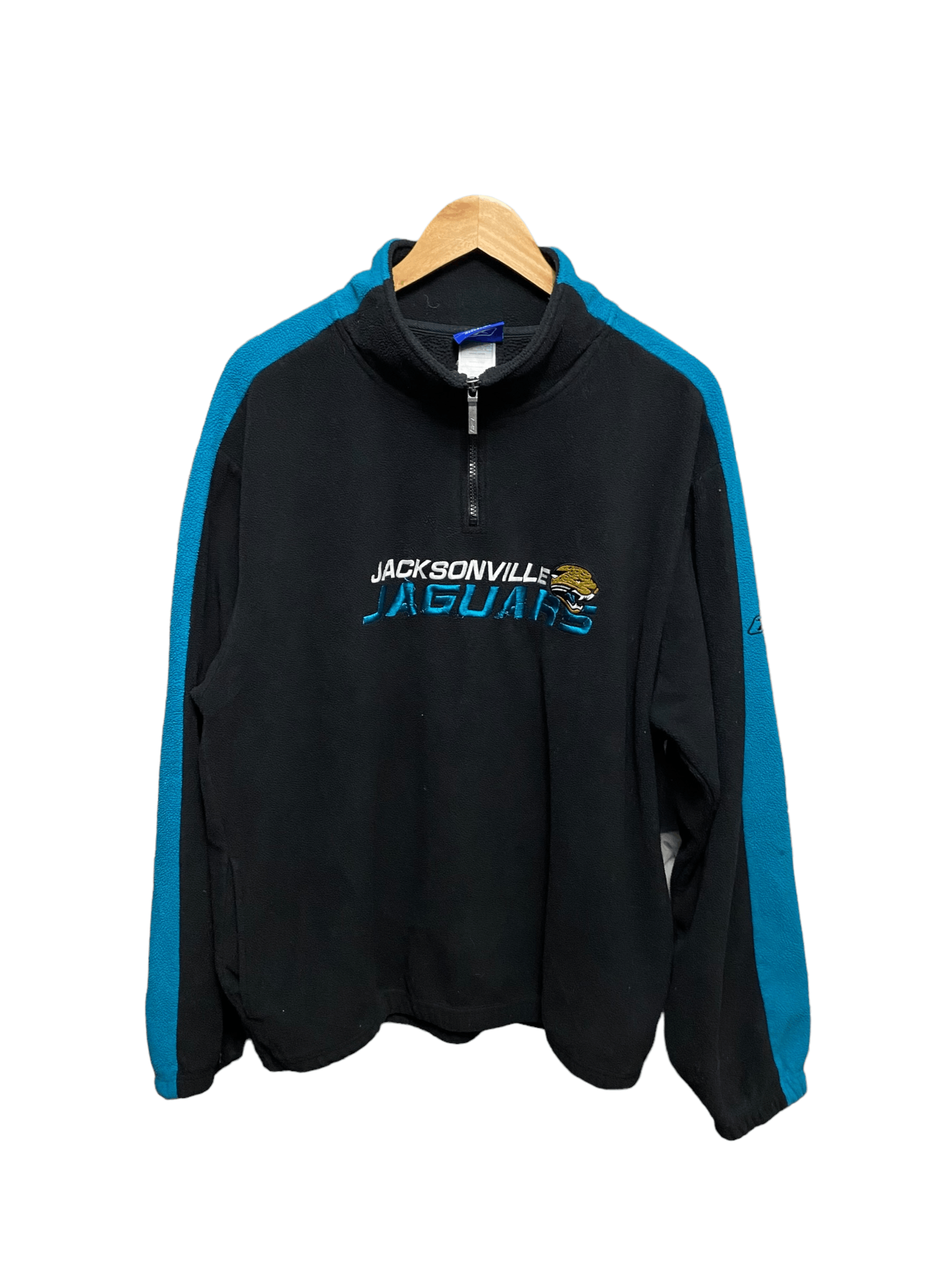 NFL × Reebok × Vintage Reebok Jacksonville Jaguars 90s' polar sweatshirt, size L Size US L / EU 52-54 / 3 - 1 Thumbnail