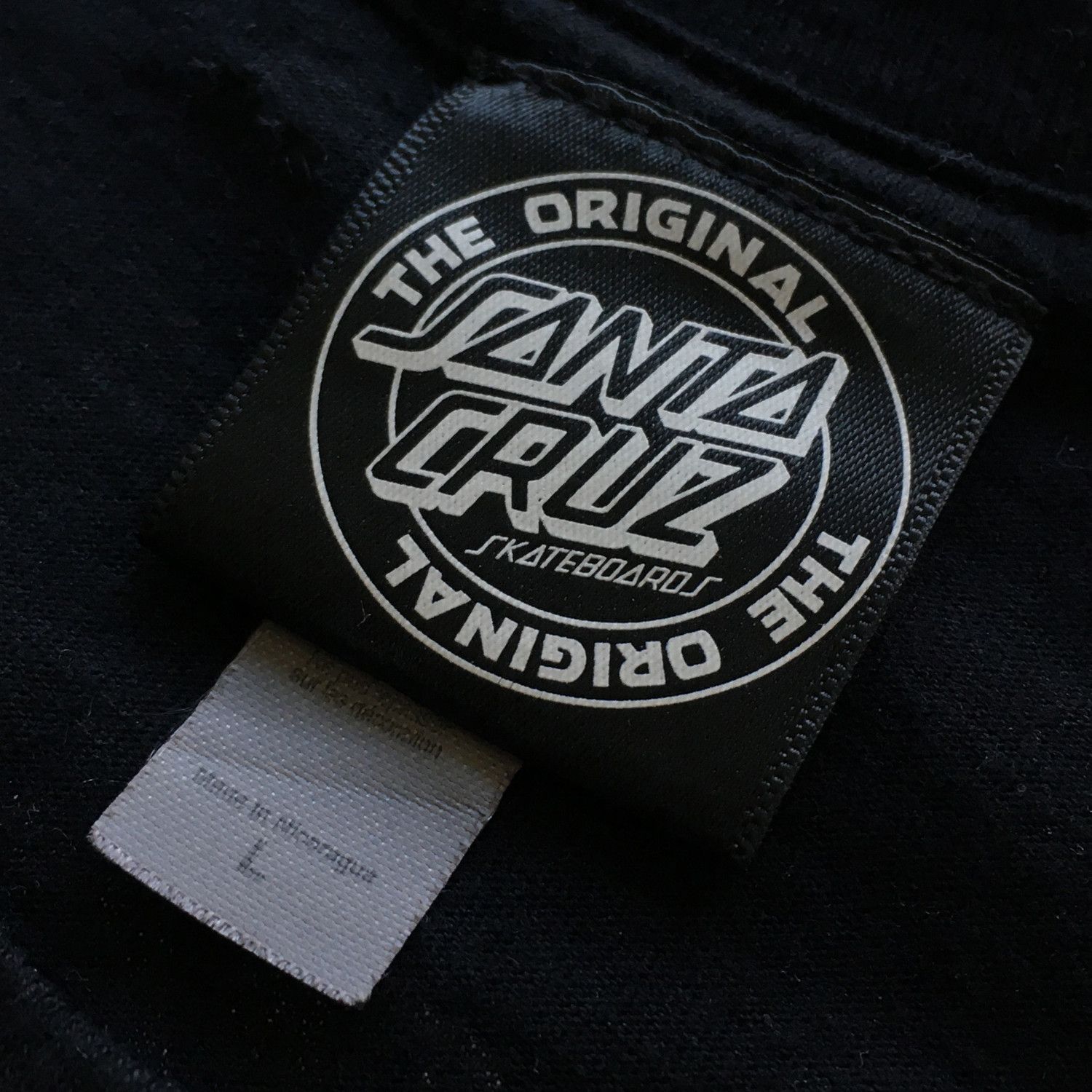 Santa Cruz Skateboards Circle Logo Black S/S T-Shirt Size US L / EU 52-54 / 3 - 5 Thumbnail