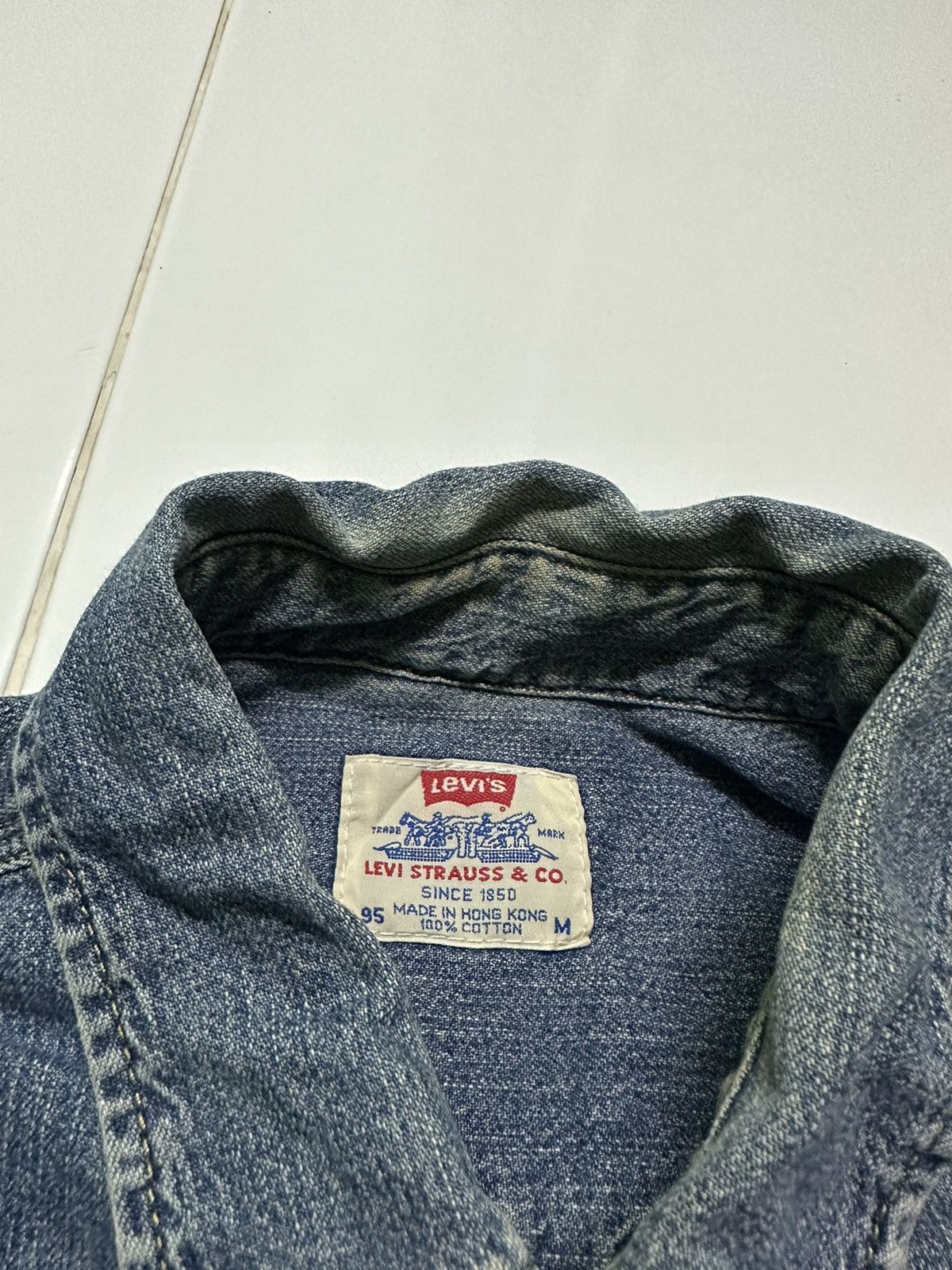 Levi's Vintage 90s Levi’s denim shirts Size US M / EU 48-50 / 2 - 4 Thumbnail