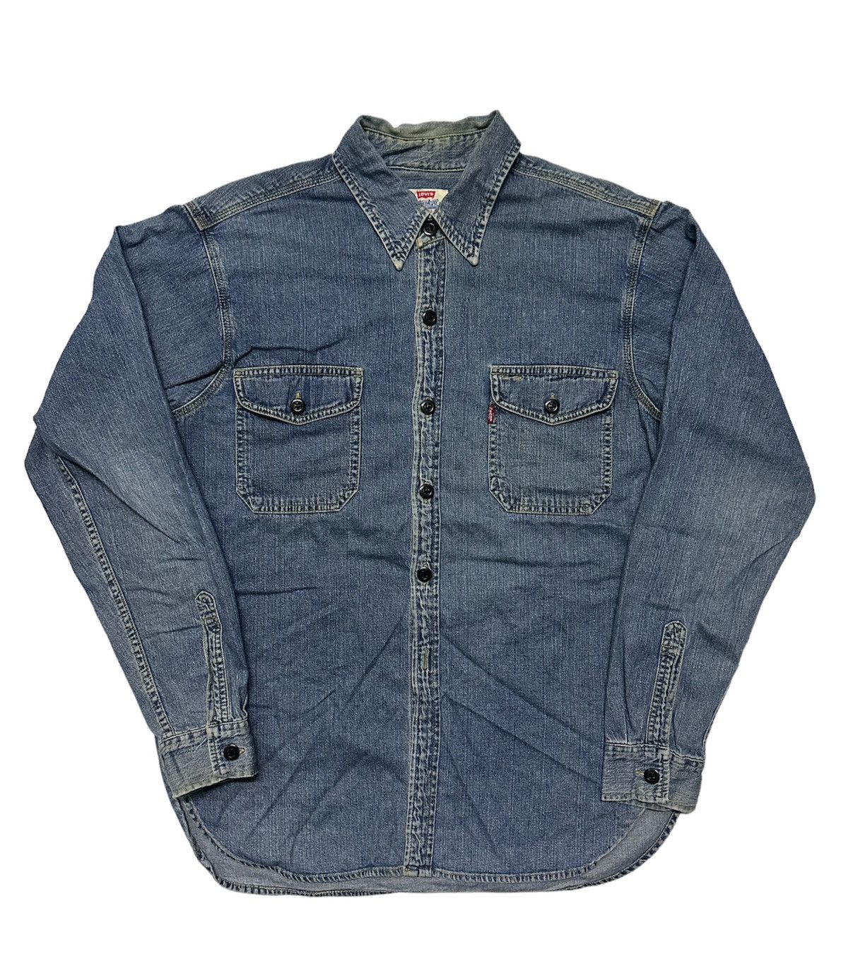 Levi's Vintage 90s Levi’s denim shirts Size US M / EU 48-50 / 2 - 1 Thumbnail