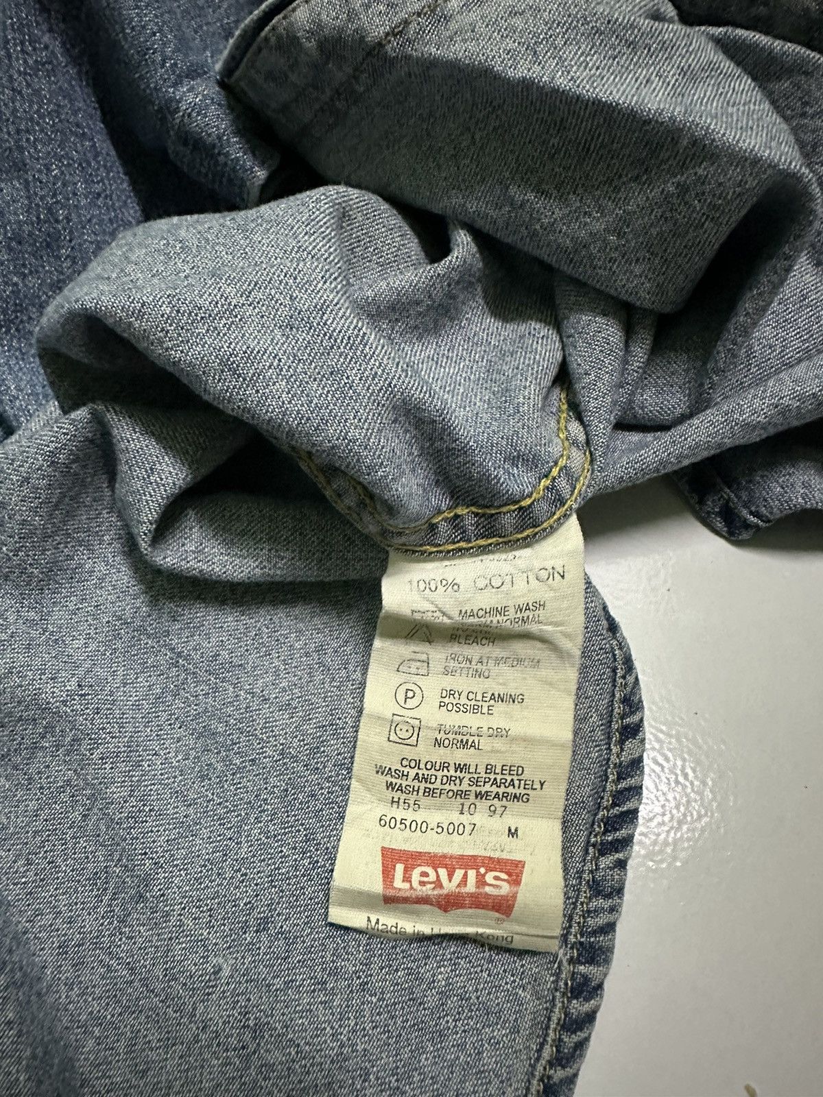 Levi's Vintage 90s Levi’s denim shirts Size US M / EU 48-50 / 2 - 6 Thumbnail
