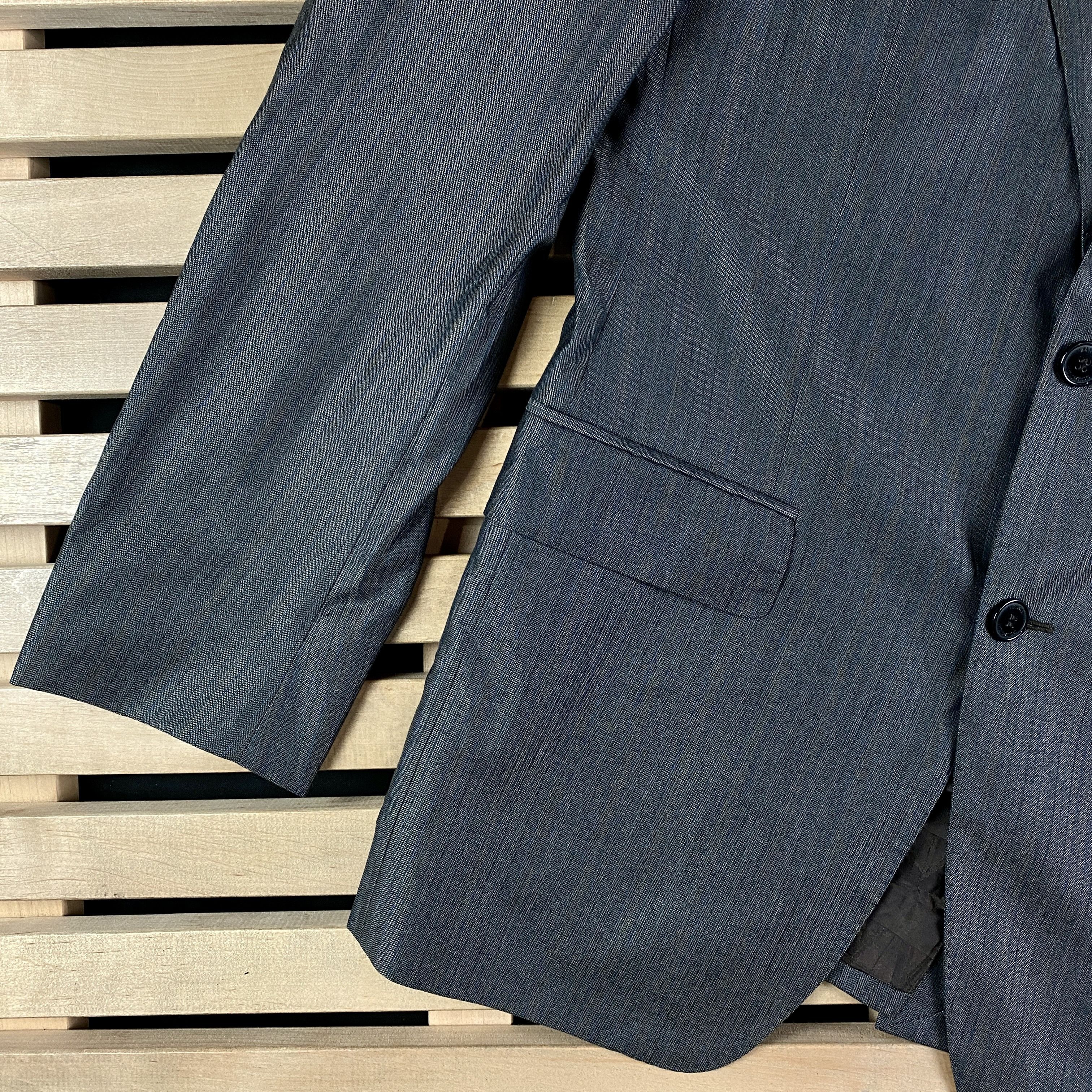 Versace Mens Blazer Jacket Versace Collection Size 48R Wool Size 48R - 3 Thumbnail