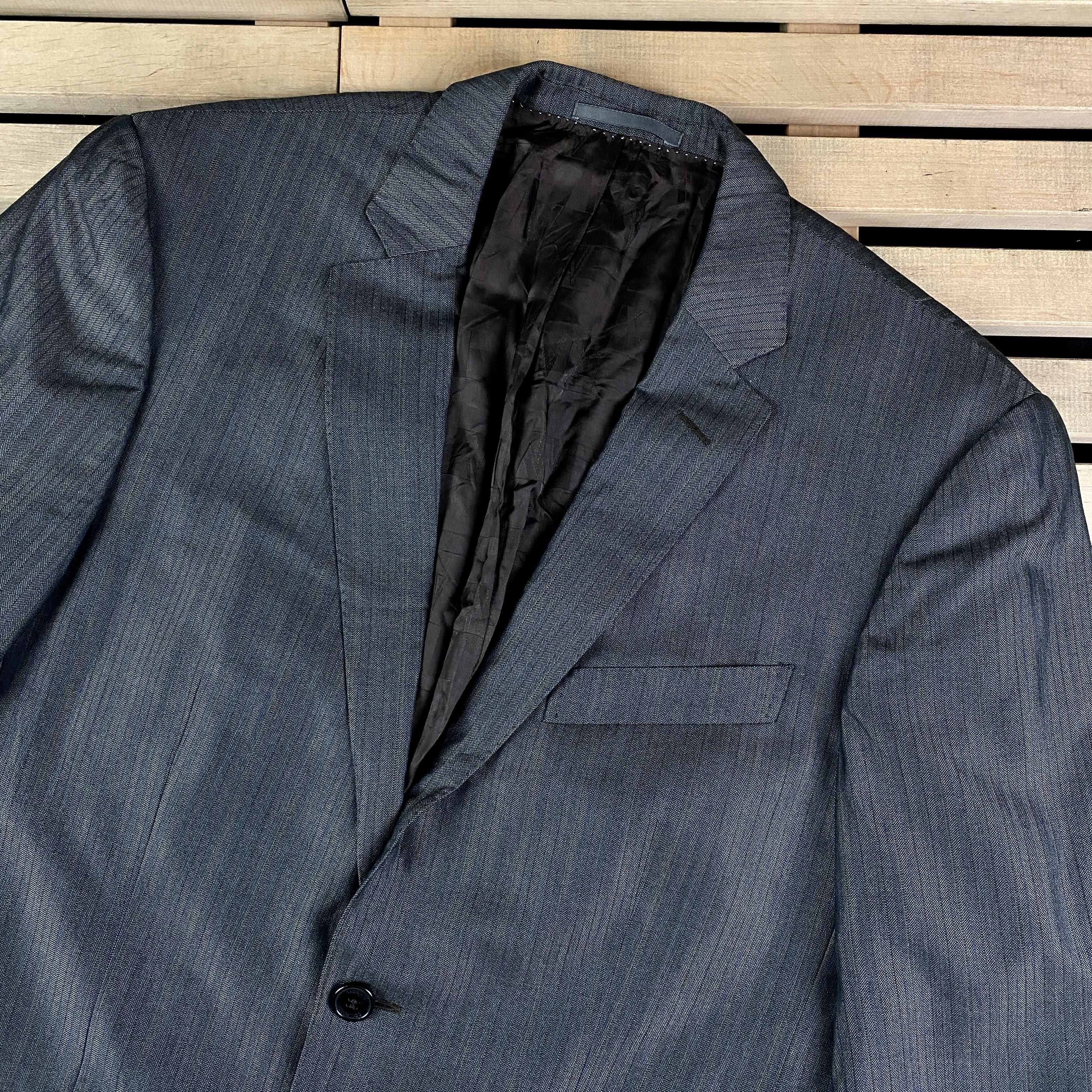 Versace Mens Blazer Jacket Versace Collection Size 48R Wool Size 48R - 2 Thumbnail