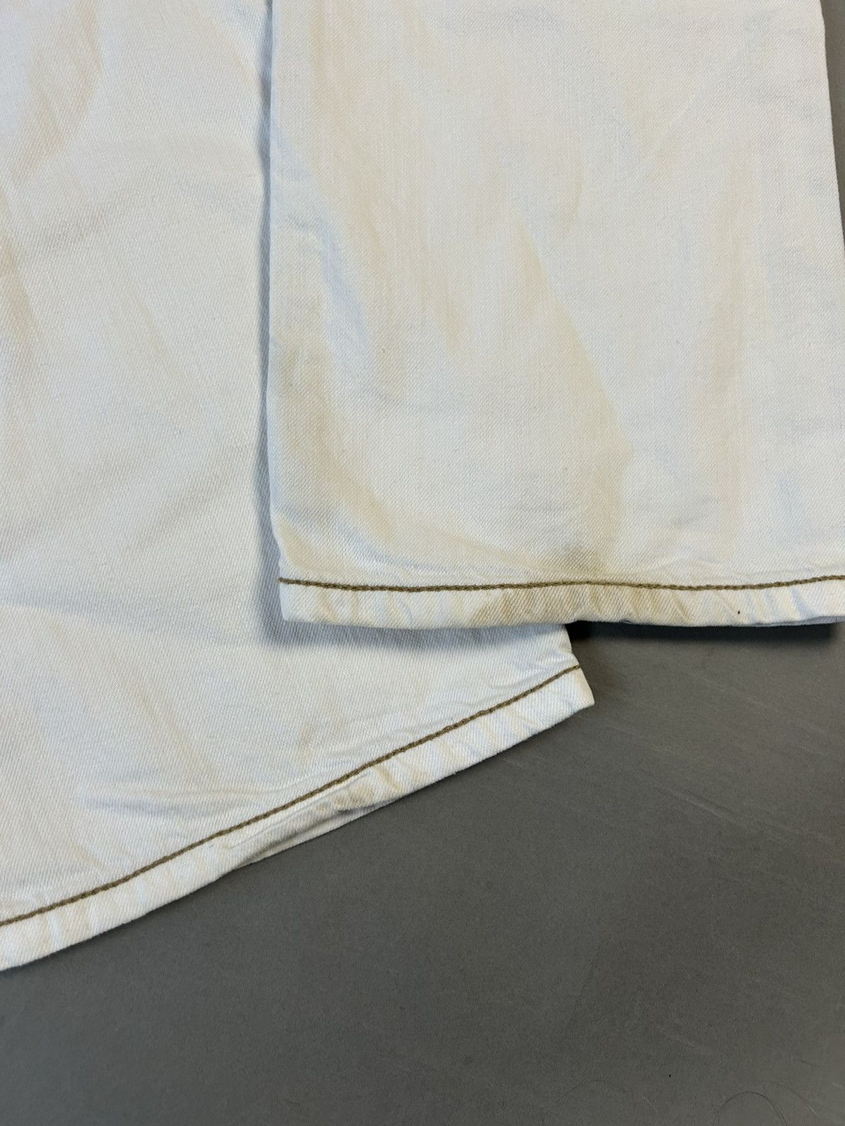 Evisu × Puma × Vintage Evisu x Puma vintage white jeans blue seagulls Japan Size US 28 / EU 44 - 3 Thumbnail