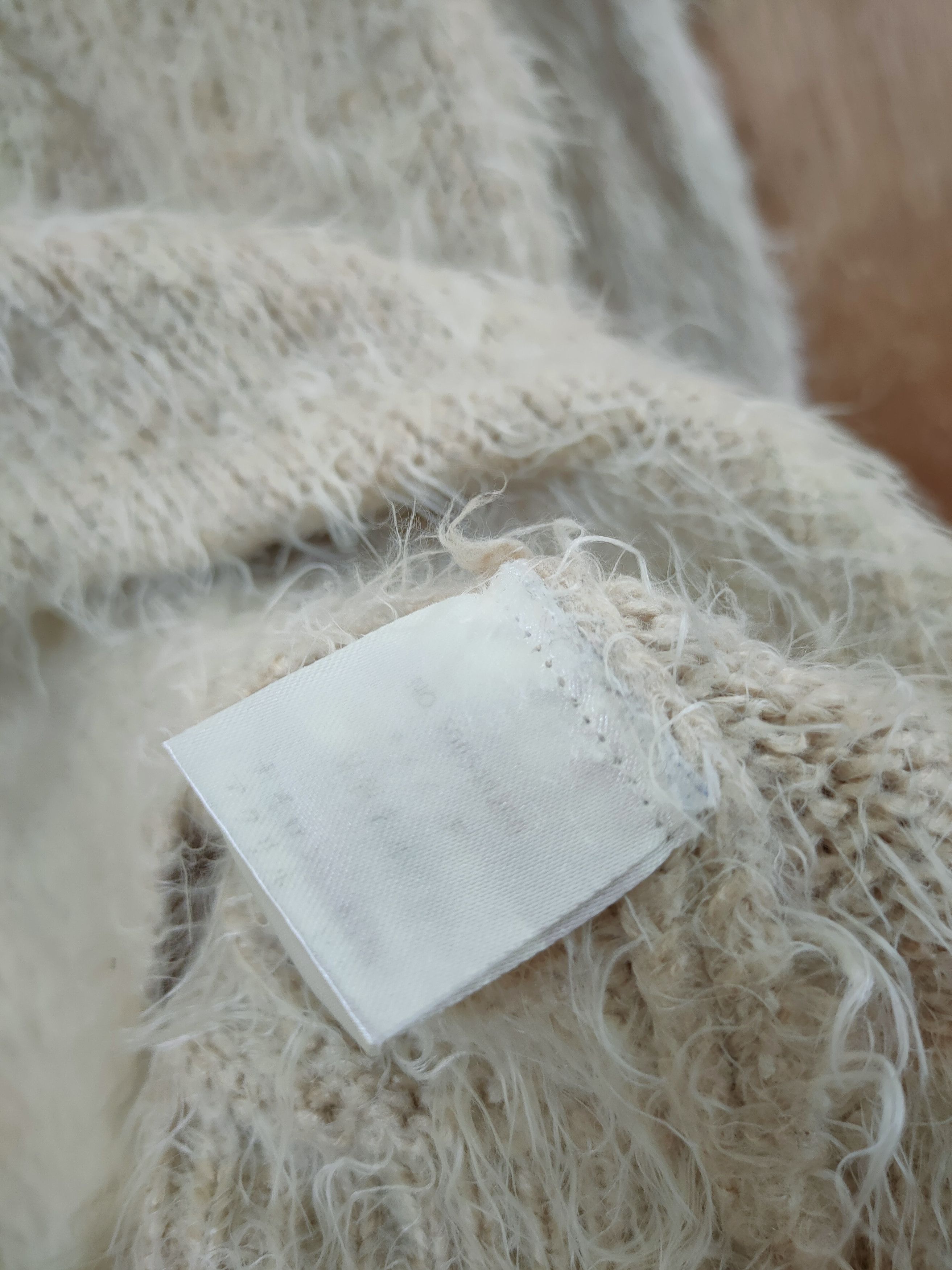 Homespun Knitwear DL One Way mohair soft fur knitwear japan sweatshirt #46-462 Size L / US 10 / IT 46 - 6 Thumbnail