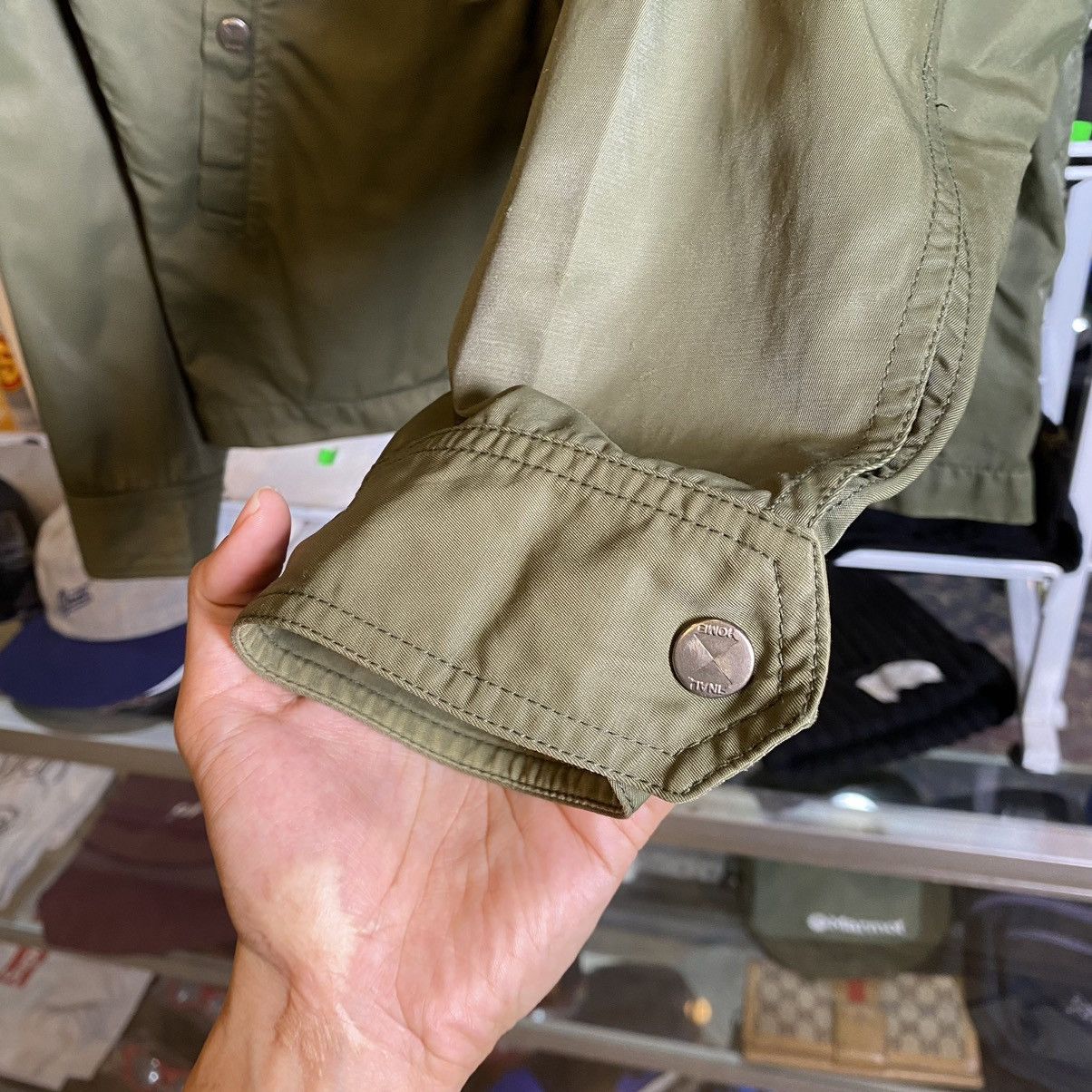 Final Home × Vintage Vintage Final Home Green Army Light Jacket Size US S / EU 44-46 / 1 - 9 Thumbnail