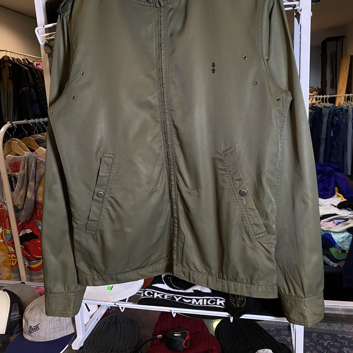 Final Home × Vintage Vintage Final Home Green Army Light Jacket Size US S / EU 44-46 / 1 - 5 Thumbnail
