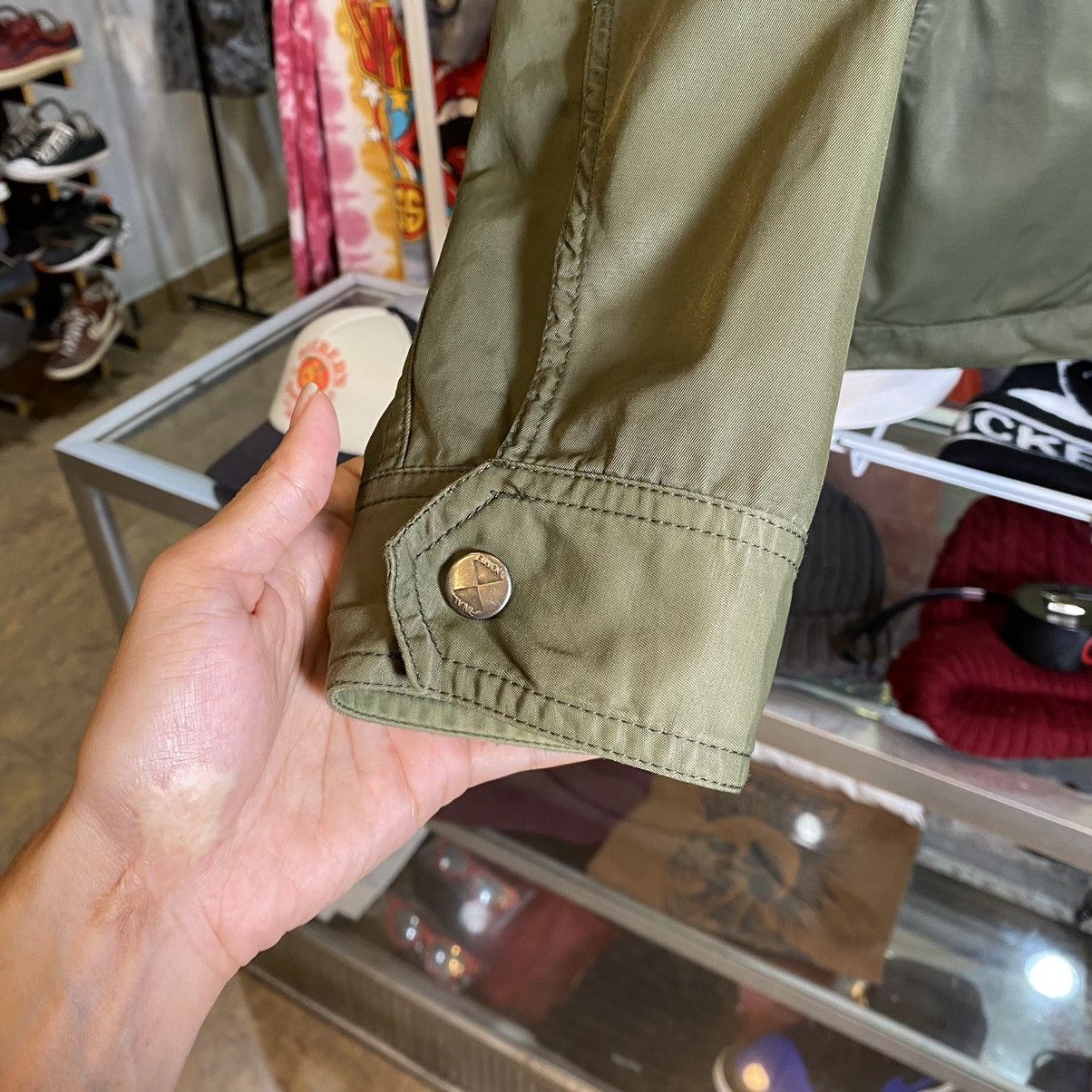 Final Home × Vintage Vintage Final Home Green Army Light Jacket Size US S / EU 44-46 / 1 - 10 Thumbnail