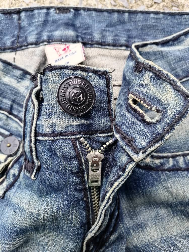 True Religion True Religion Billy Super T Seat 34 Denim Jeans Size US 30 / EU 46 - 5 Thumbnail