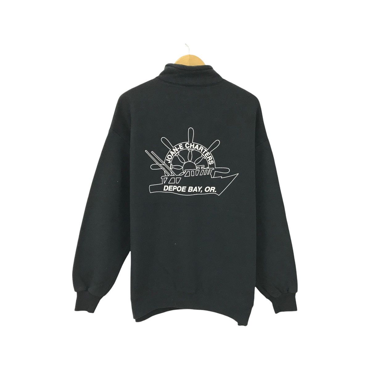Sports Specialties × Vintage Vintage Joan-E Charters Sweatshirt HalfZip Sailing Size US L / EU 52-54 / 3 - 1 Thumbnail