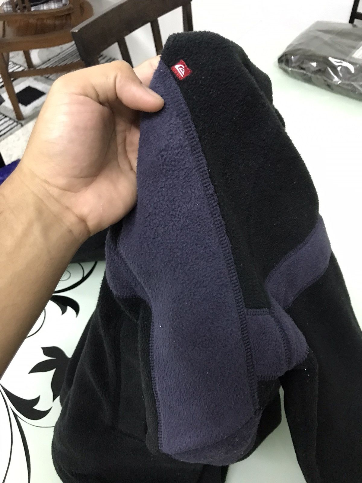 Quiksilver Vintage Quiksilver Deep Pile Fleece Half Zip Jackets Size US L / EU 52-54 / 3 - 14 Thumbnail