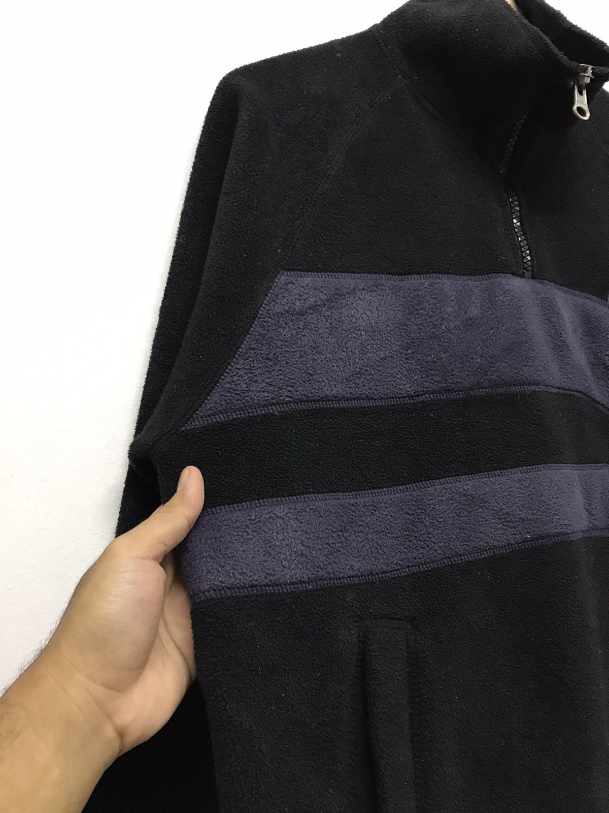 Quiksilver Vintage Quiksilver Deep Pile Fleece Half Zip Jackets Size US L / EU 52-54 / 3 - 9 Thumbnail