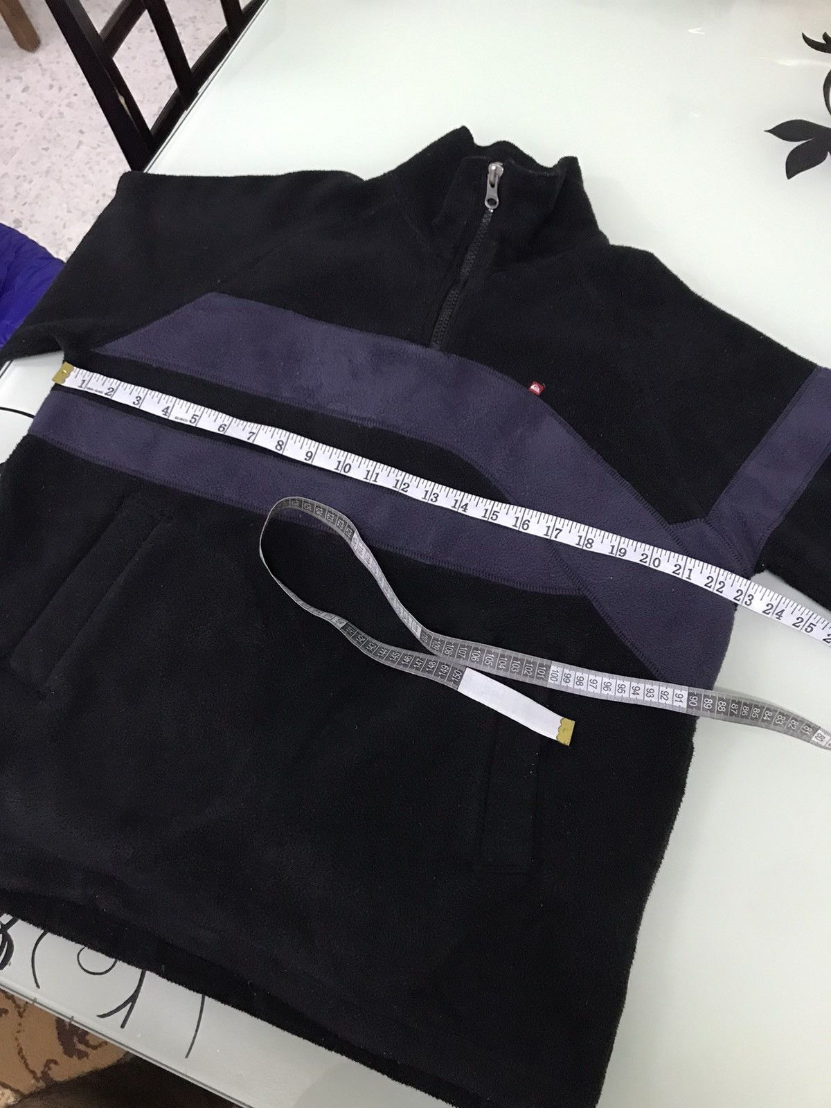 Quiksilver Vintage Quiksilver Deep Pile Fleece Half Zip Jackets Size US L / EU 52-54 / 3 - 18 Thumbnail