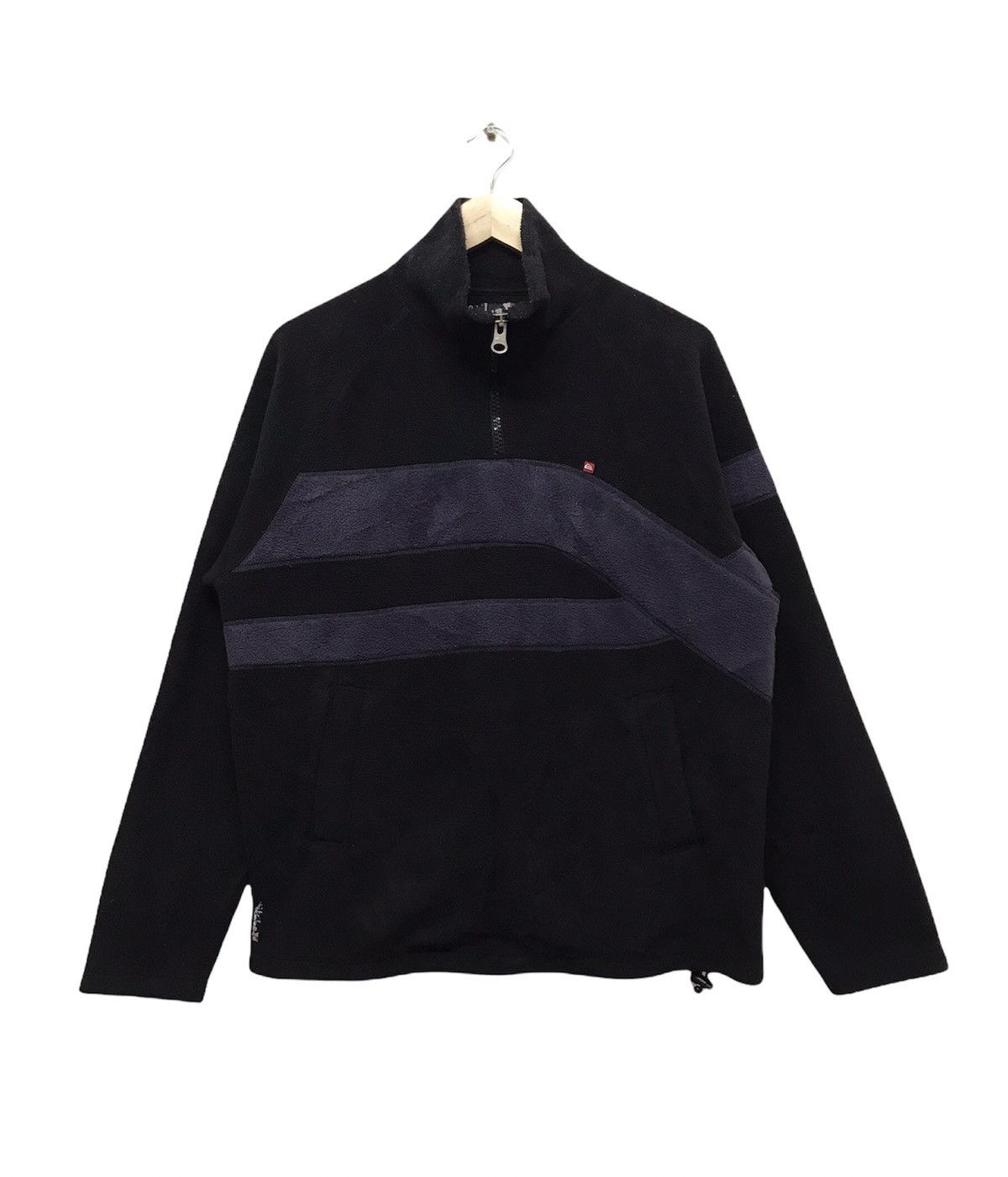 Quiksilver Vintage Quiksilver Deep Pile Fleece Half Zip Jackets Size US L / EU 52-54 / 3 - 1 Thumbnail