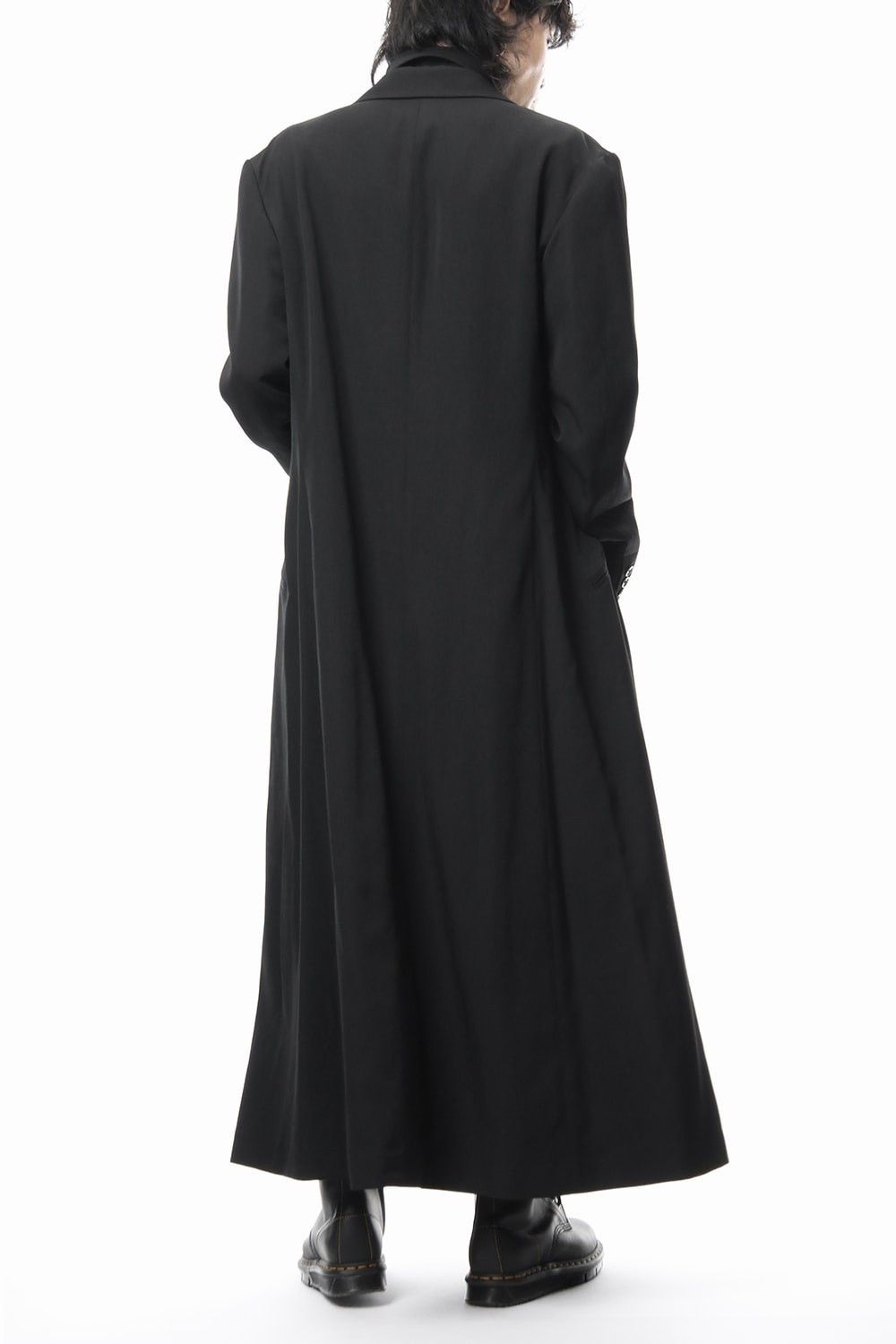 Yohji Yamamoto Yohji Yamamoto Pour Homme AW18 - Wool 5BS Long Jacket Size US S / EU 44-46 / 1 - 4 Thumbnail