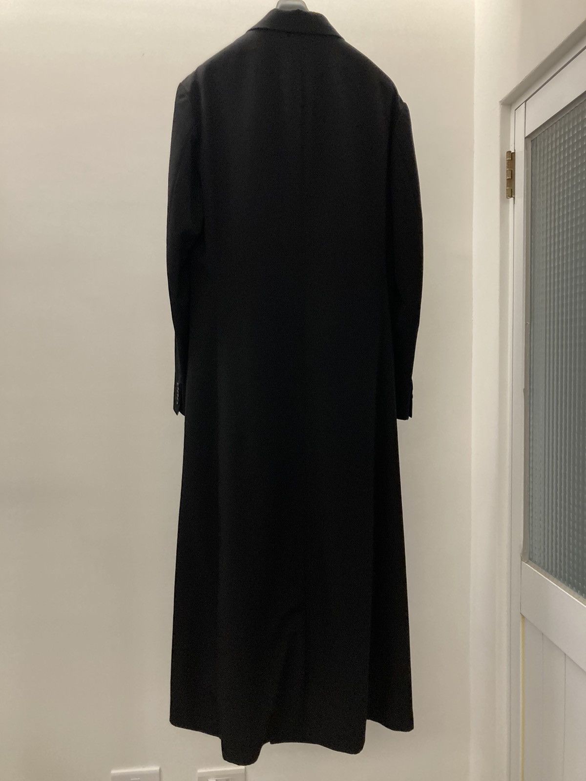 Yohji Yamamoto Yohji Yamamoto Pour Homme AW18 - Wool 5BS Long Jacket Size US S / EU 44-46 / 1 - 6 Thumbnail