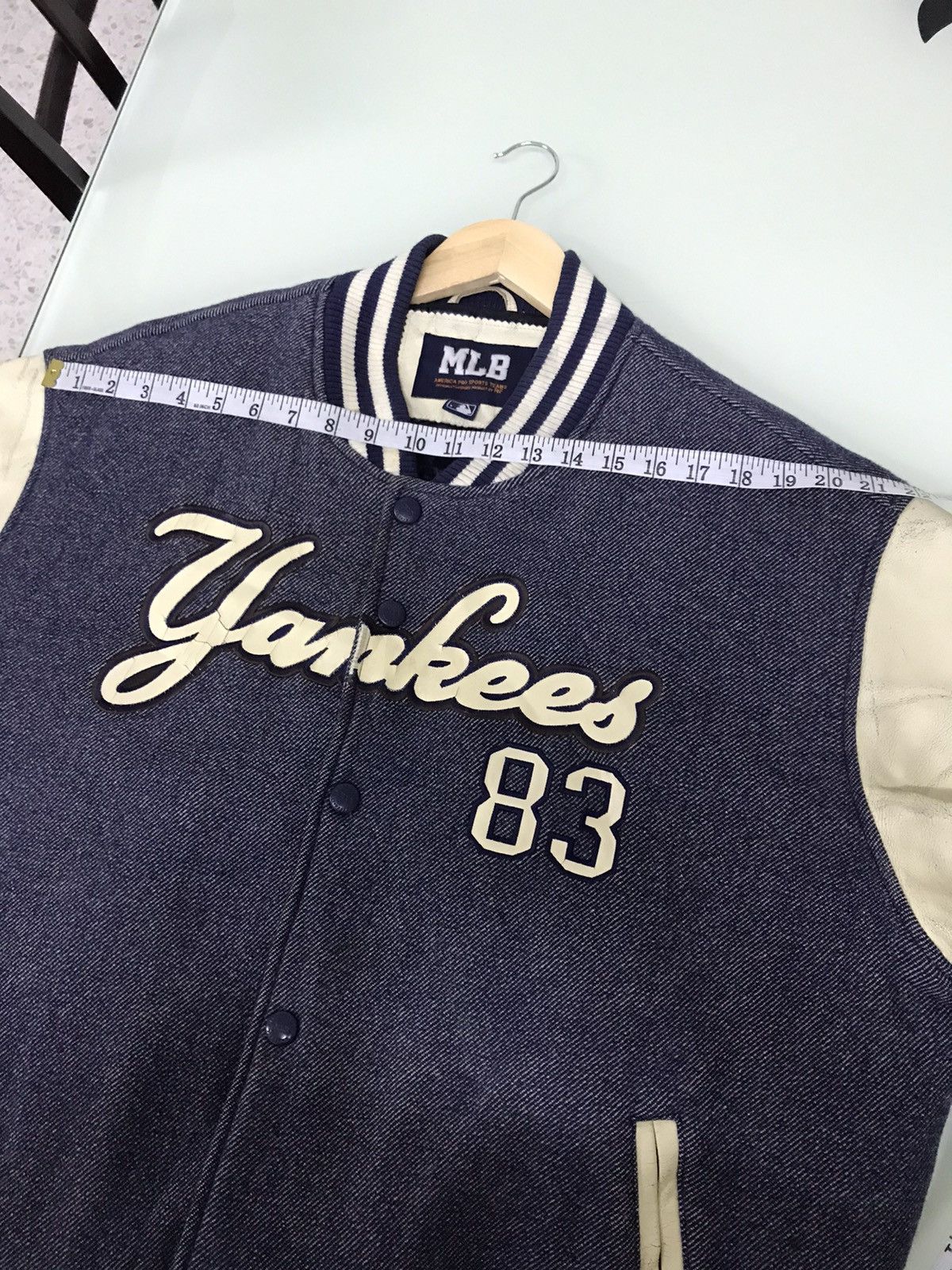 MLB Vintage MLB Yankees Arm Leather Varsity Jacket Big Size Size US XXL / EU 58 / 5 - 24 Thumbnail