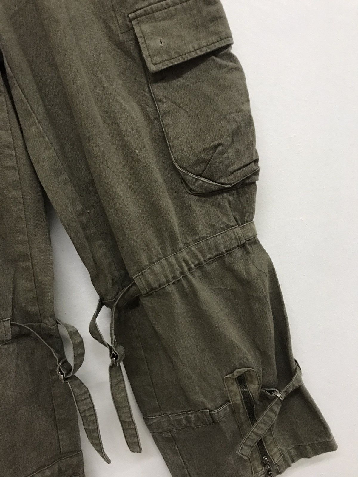 Japanese Brand Vintage Voice Bondage Punk Loose Fit Cargo Pants Size 32" / US 10 / IT 46 - 9 Thumbnail