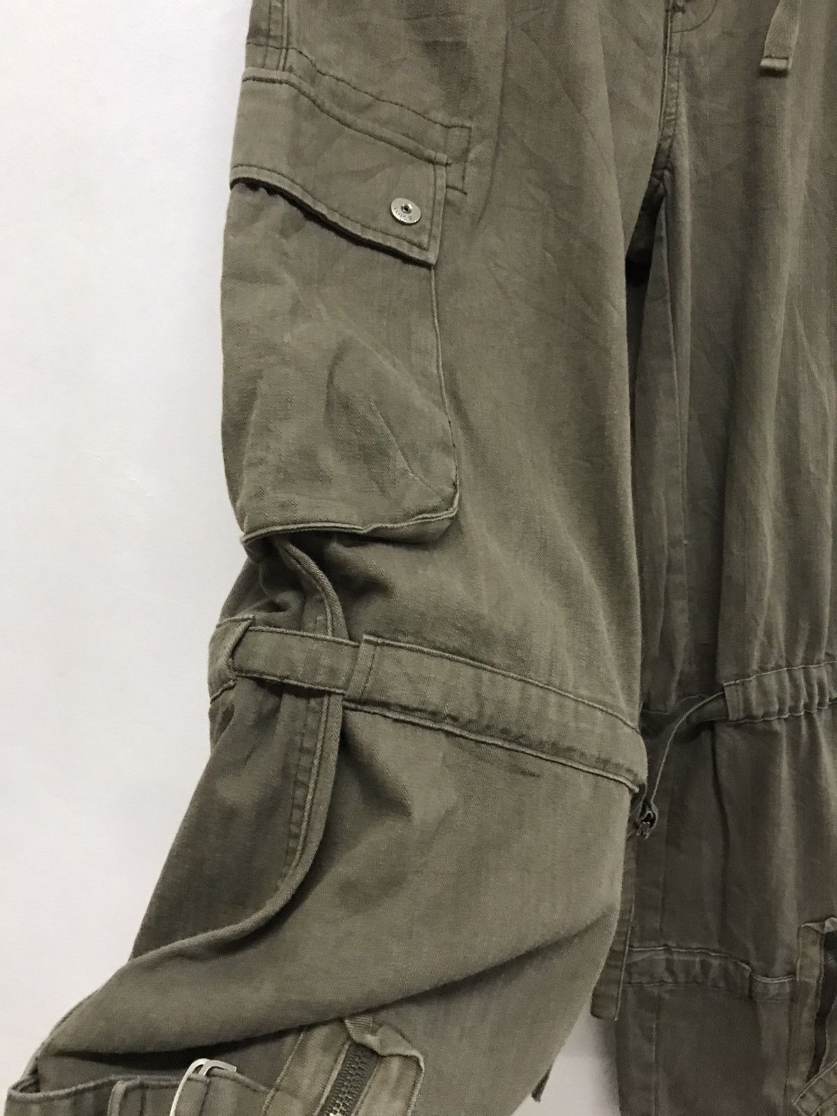 Japanese Brand Vintage Voice Bondage Punk Loose Fit Cargo Pants Size 32" / US 10 / IT 46 - 6 Thumbnail