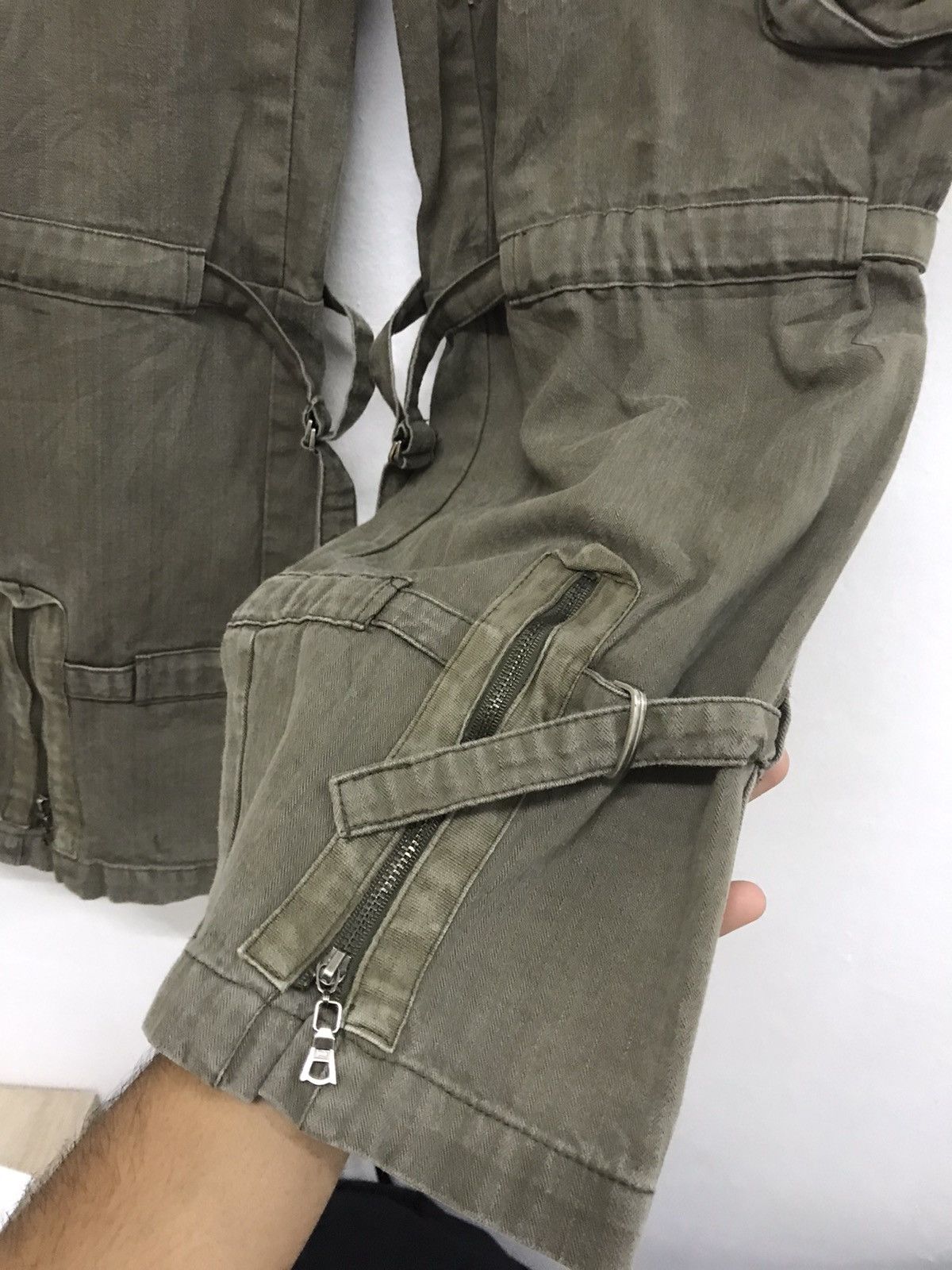 Japanese Brand Vintage Voice Bondage Punk Loose Fit Cargo Pants Size 32" / US 10 / IT 46 - 7 Thumbnail