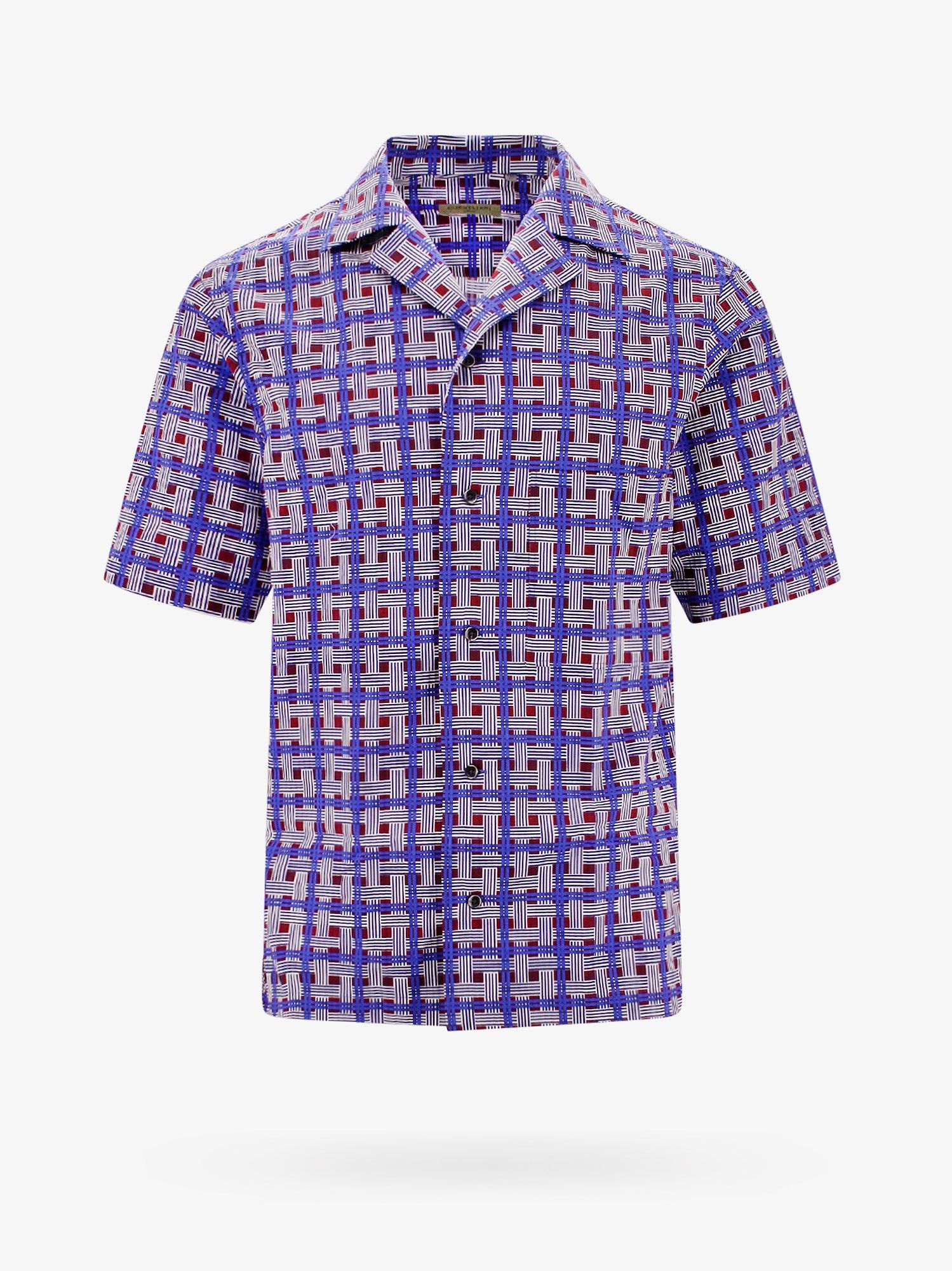 Corneliani Blue Cotton Polo Shirt main image 0