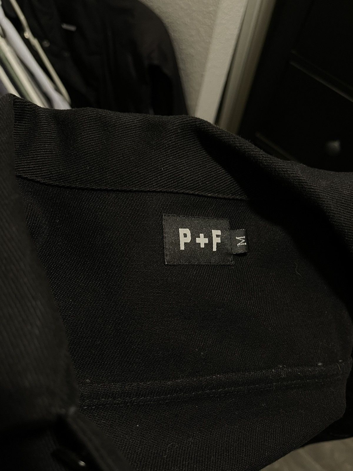 P+F Denim Jacket Black (Places + Faces)