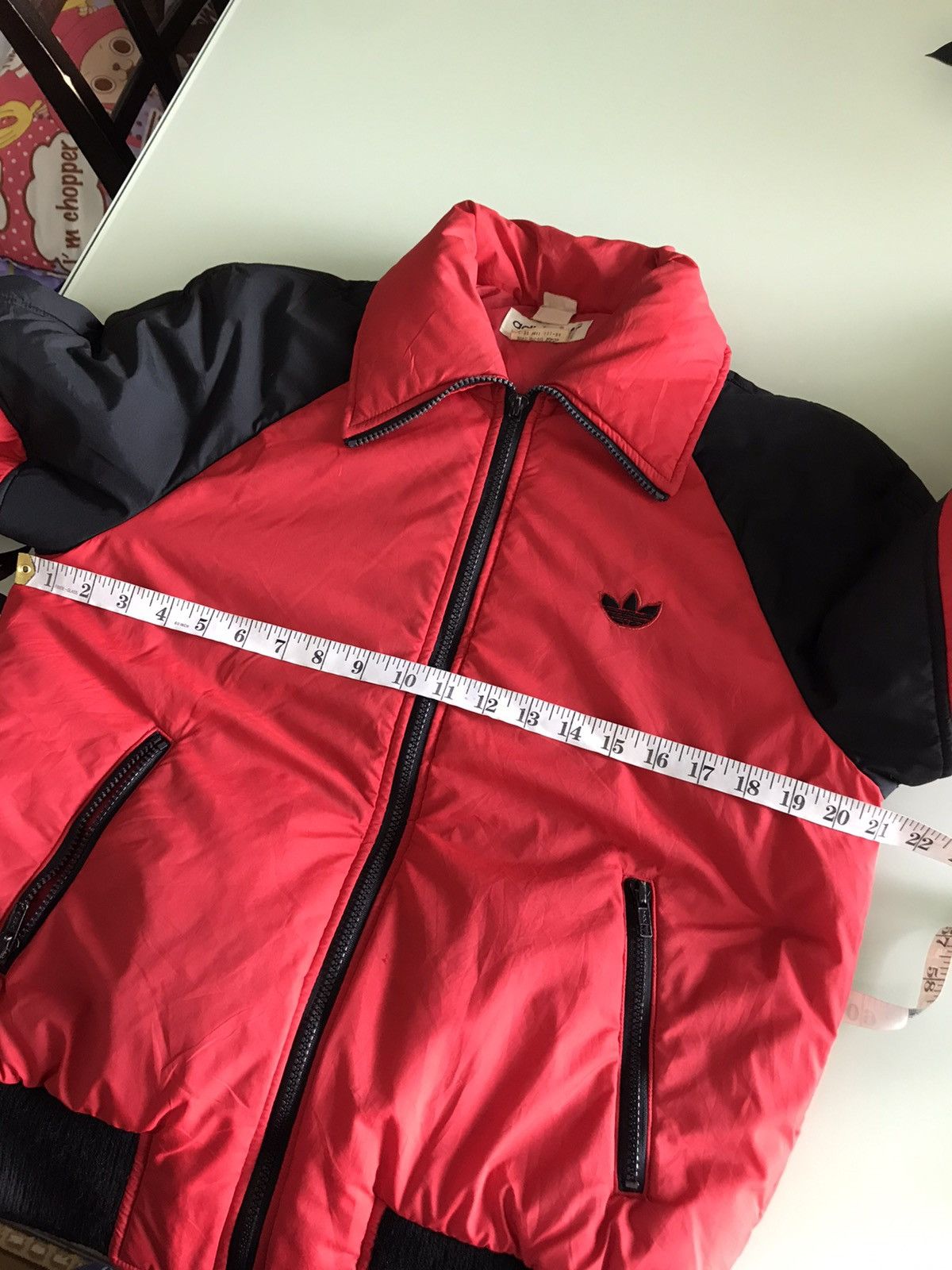 Adidas Vintage 90s Adidas Trefoil Puffer Bomber Jacket Size US M / EU 48-50 / 2 - 23 Thumbnail