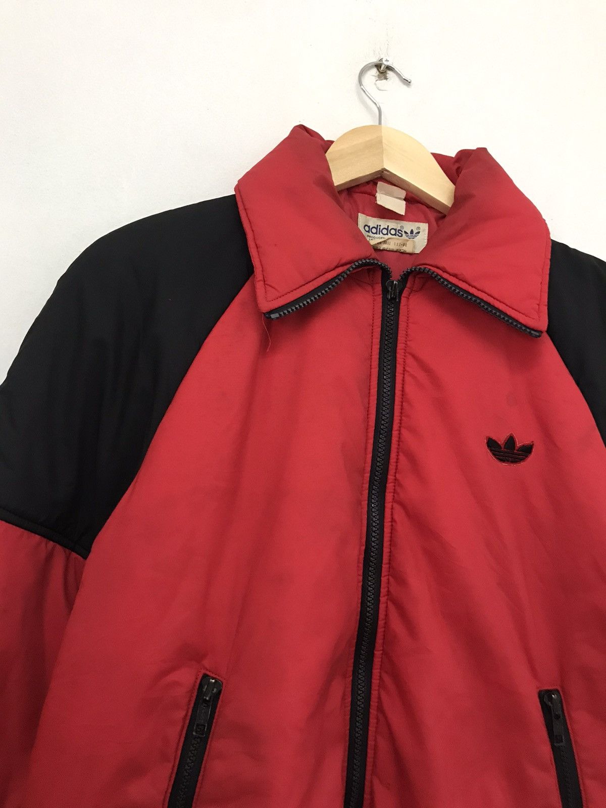 Adidas Vintage 90s Adidas Trefoil Puffer Bomber Jacket Size US M / EU 48-50 / 2 - 4 Thumbnail