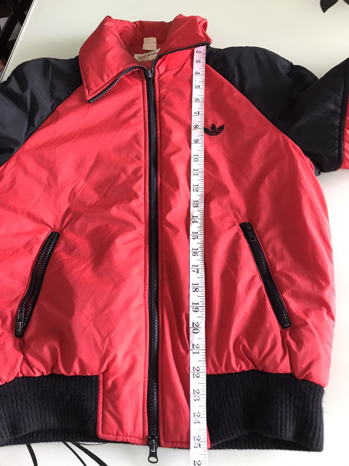 Adidas Vintage 90s Adidas Trefoil Puffer Bomber Jacket Size US M / EU 48-50 / 2 - 24 Thumbnail