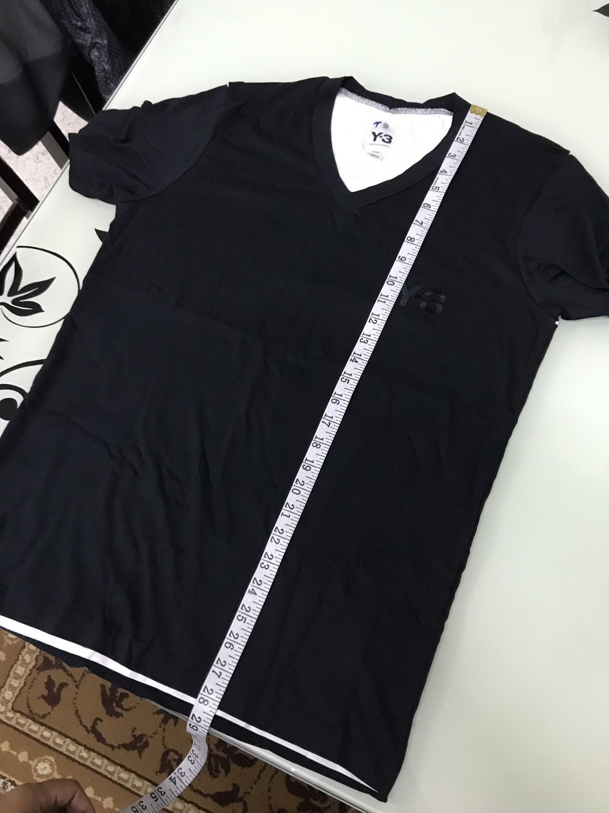 Yohji Yamamoto 🥷🏿 Adidas Y3 by Yohji Yamamoto V Neck T-Shirt Size US L / EU 52-54 / 3 - 17 Thumbnail